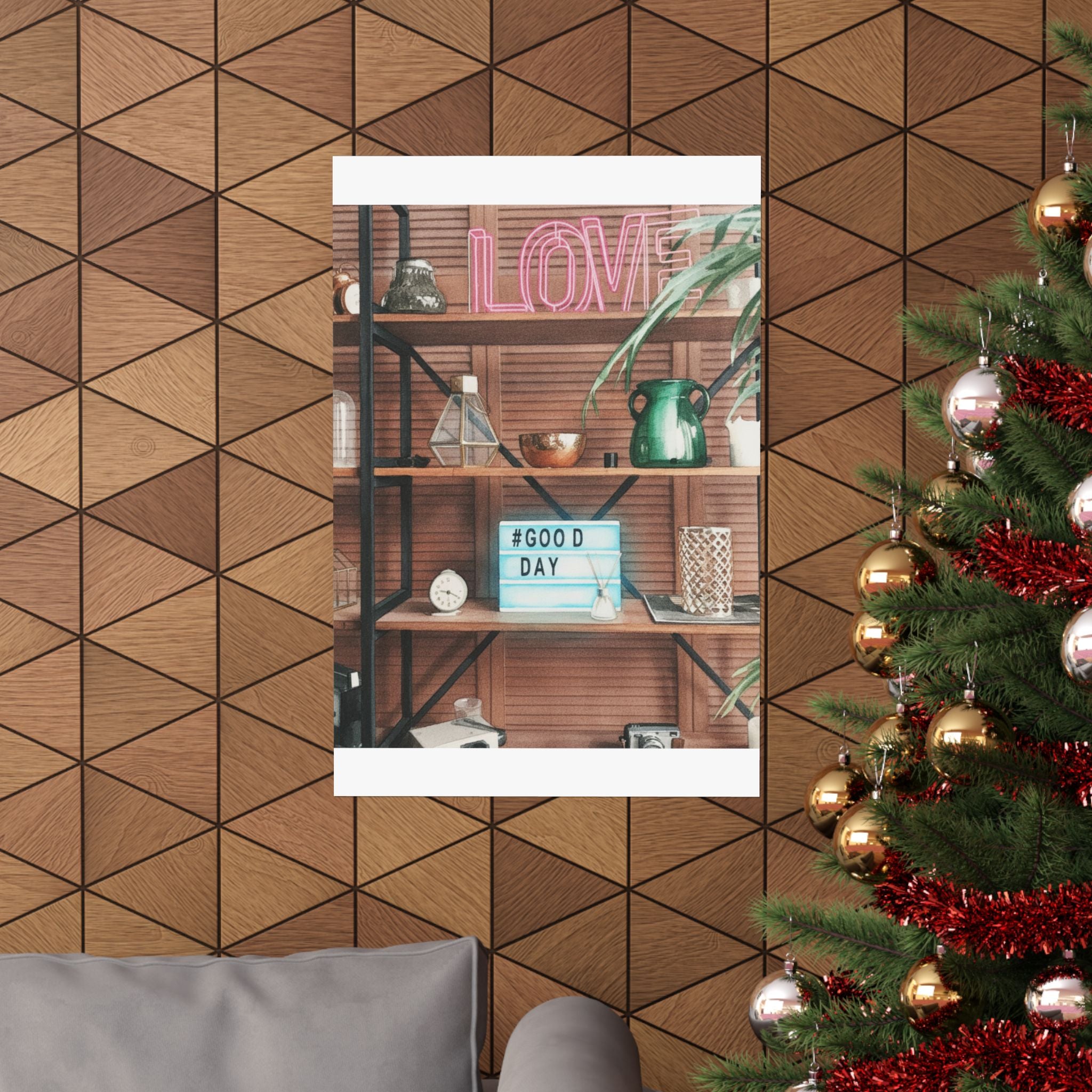 Watercolor — Home — Matte Poster