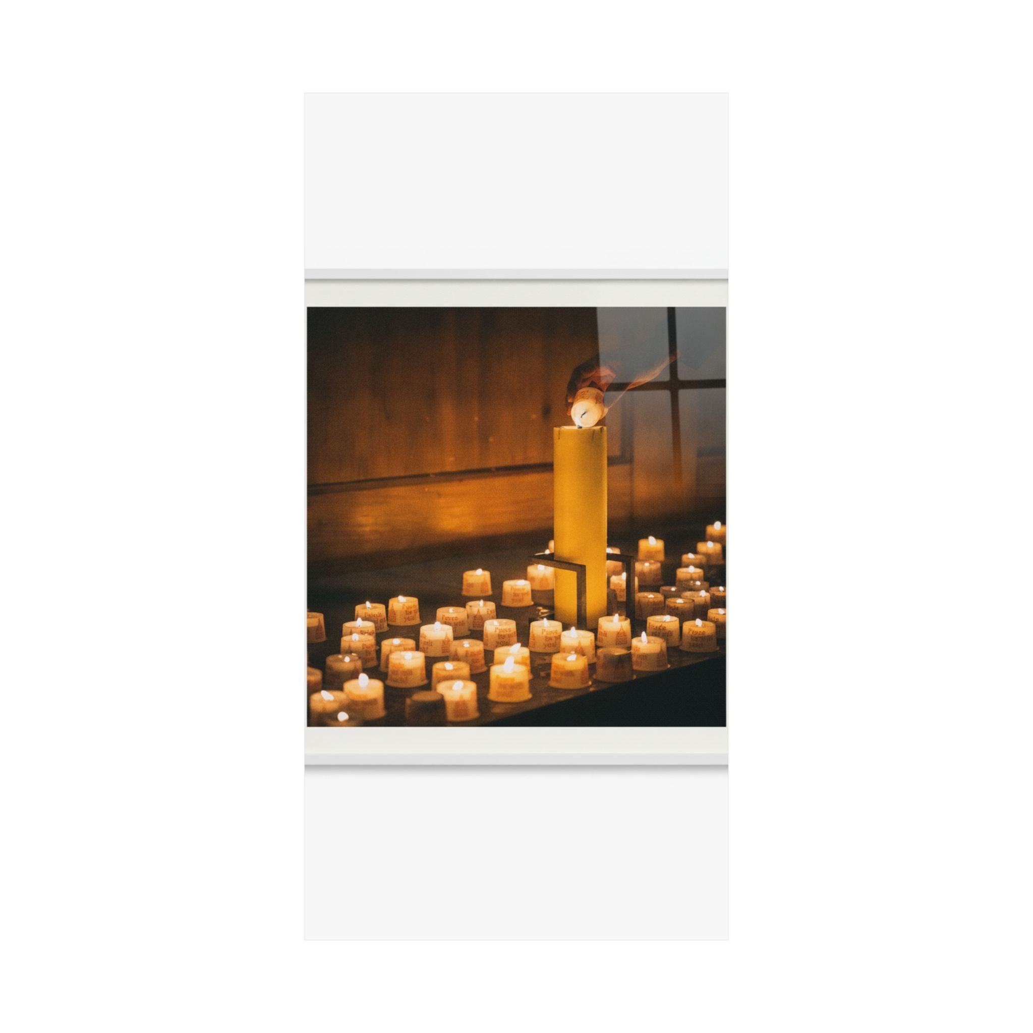 Watercolor — Candle — Matte Poster