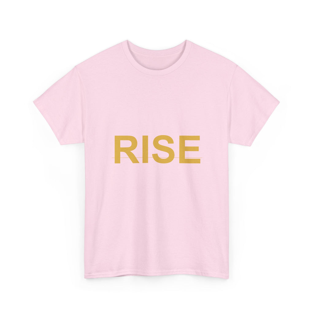 RISE Bold Gold Minimal Typography Graphic Tee