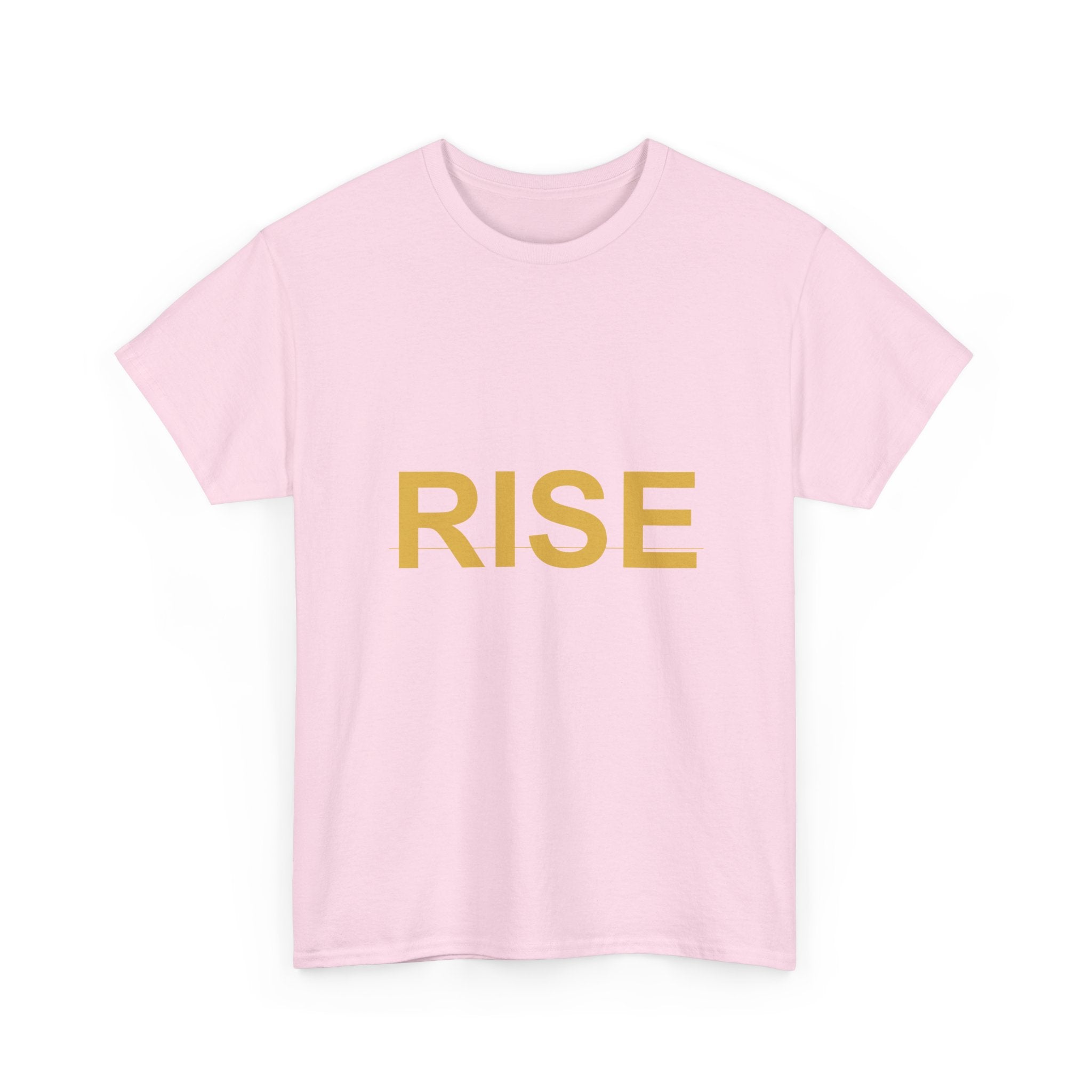 RISE Bold Gold Minimal Typography Graphic Tee