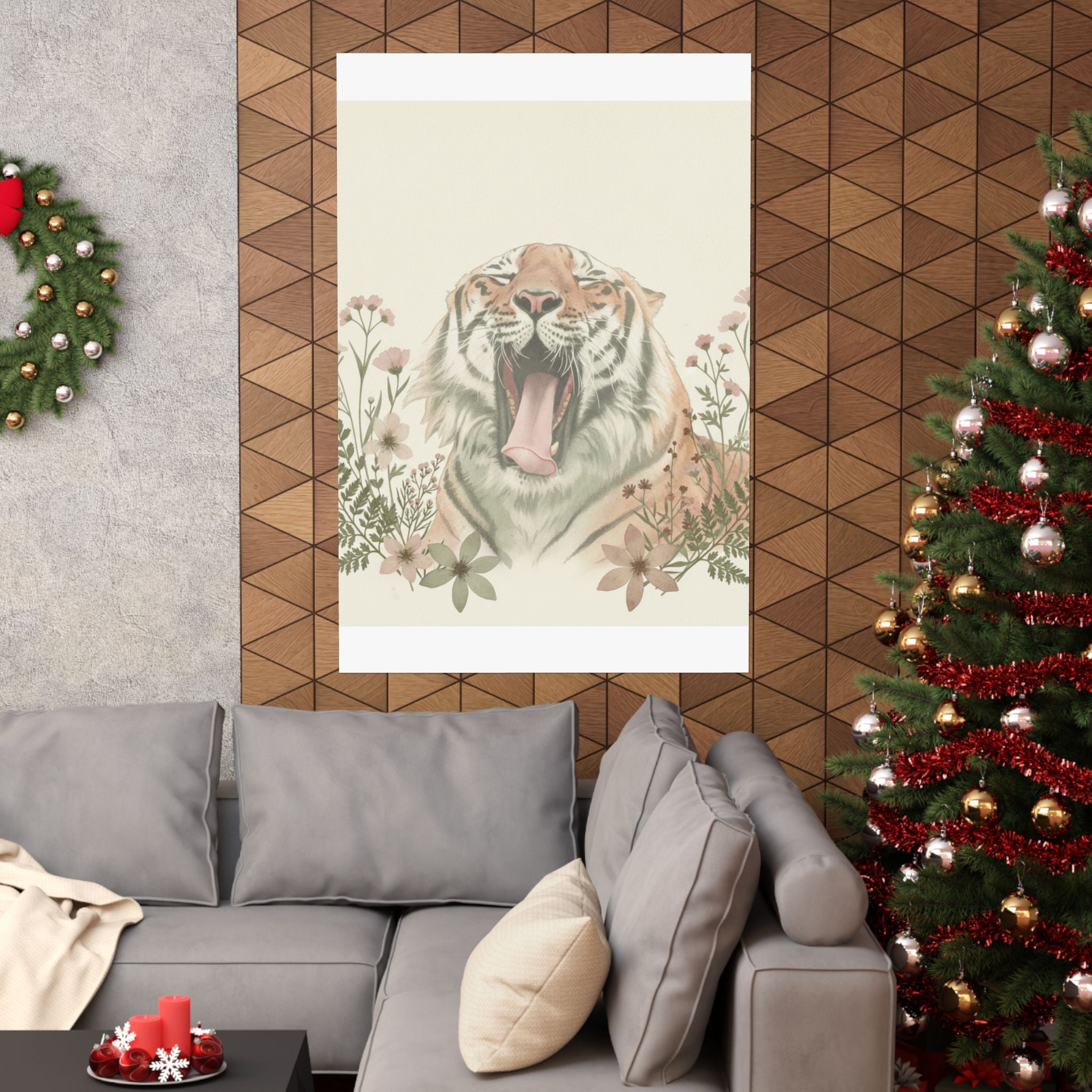 Botanical — Tiger — Matte Poster