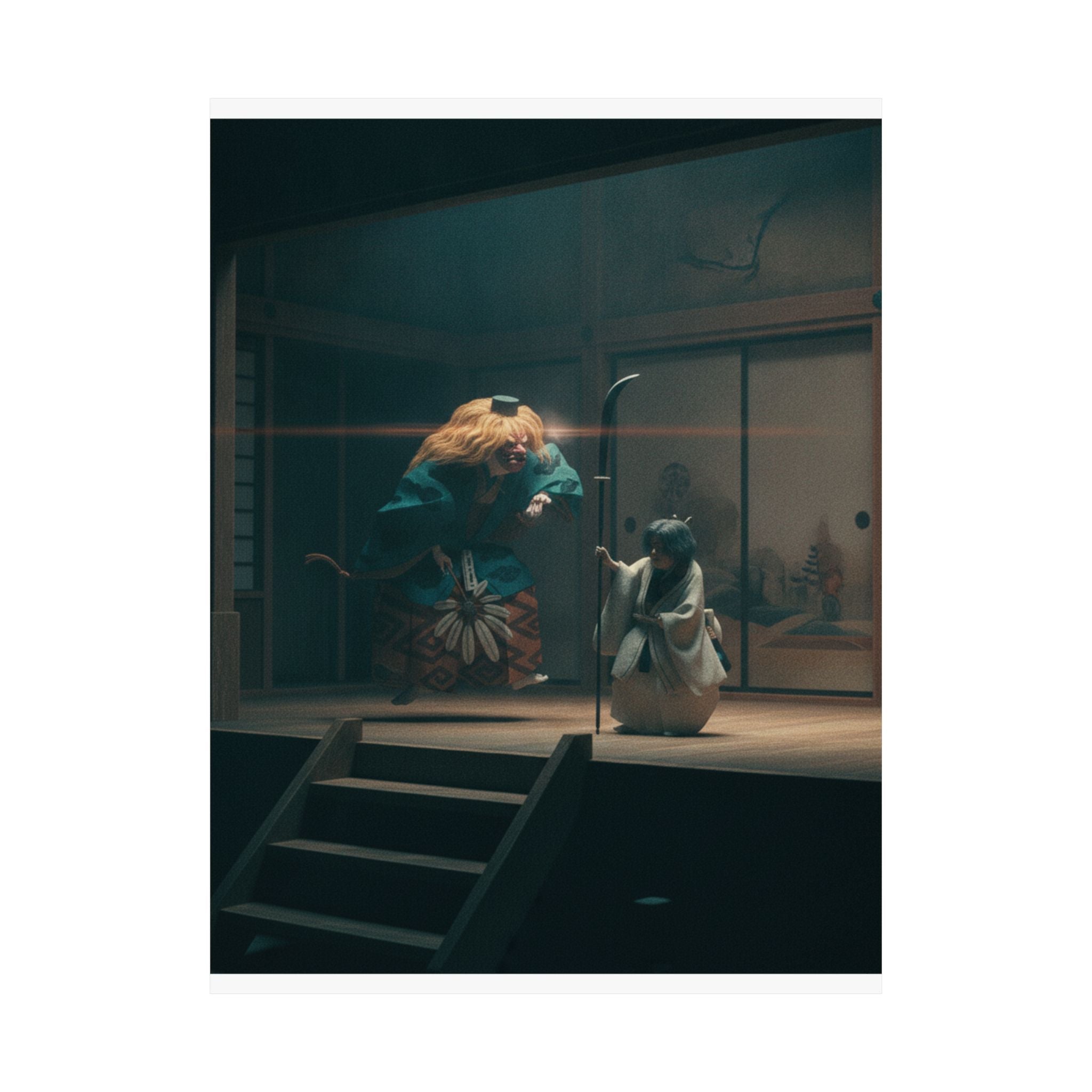 Cinematic — Scene From Noh Dance — Matte Poster