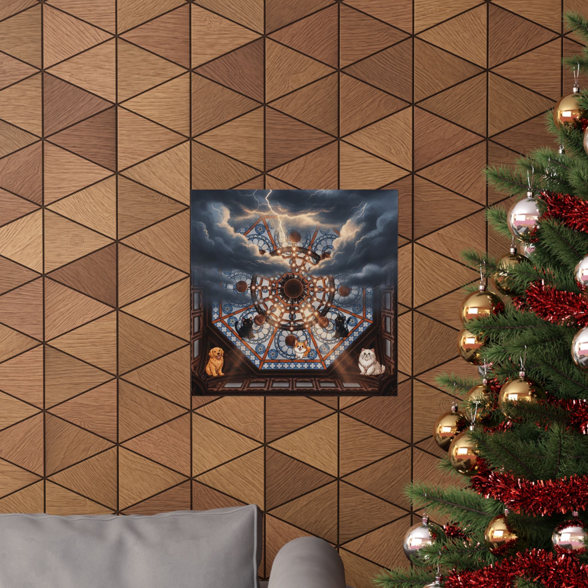 Dramatic Storm — Ceiling — Matte Poster