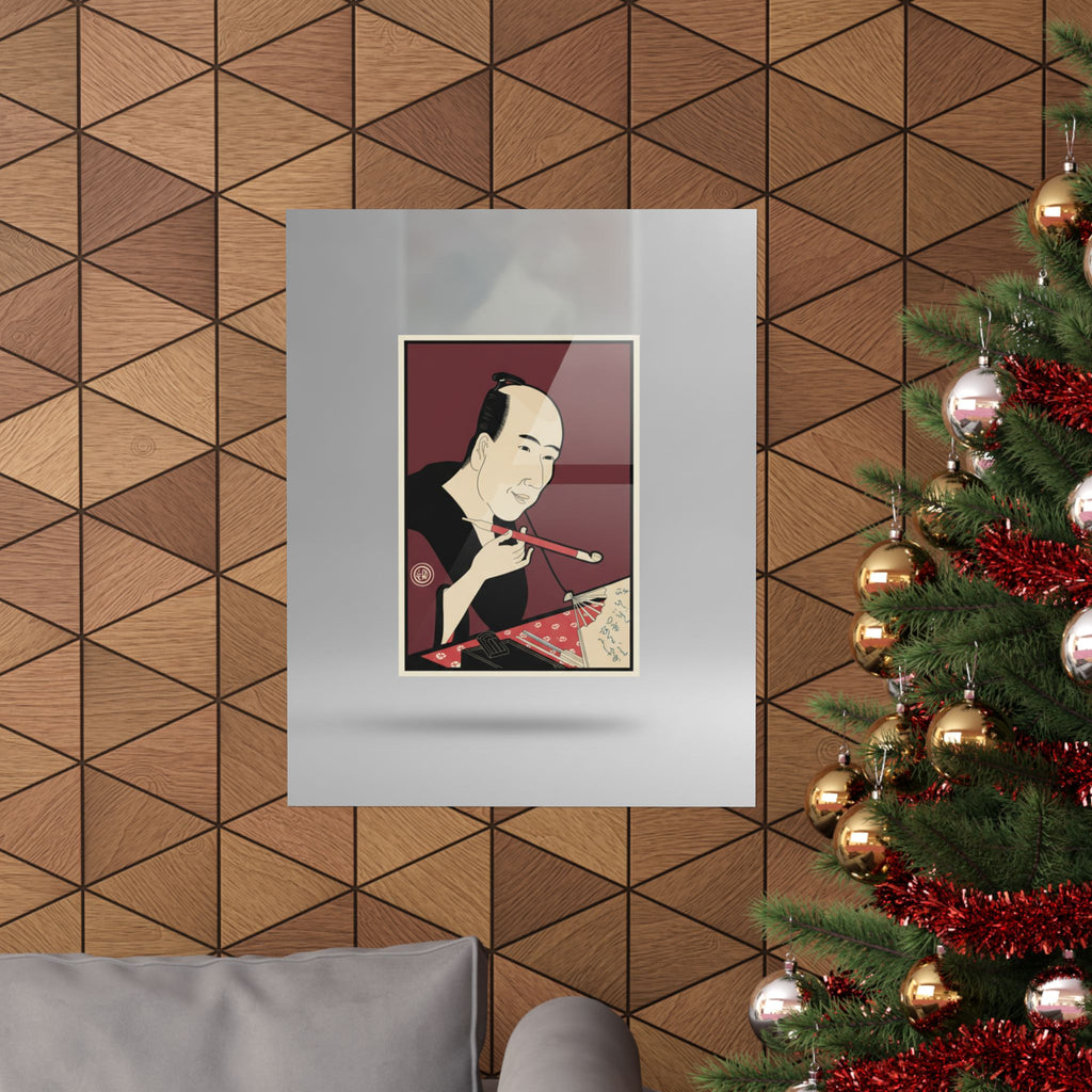 Product Marketing — The Writer Santō Kyōden (A.K.A. Kitao Masanobu) — Matte Poster