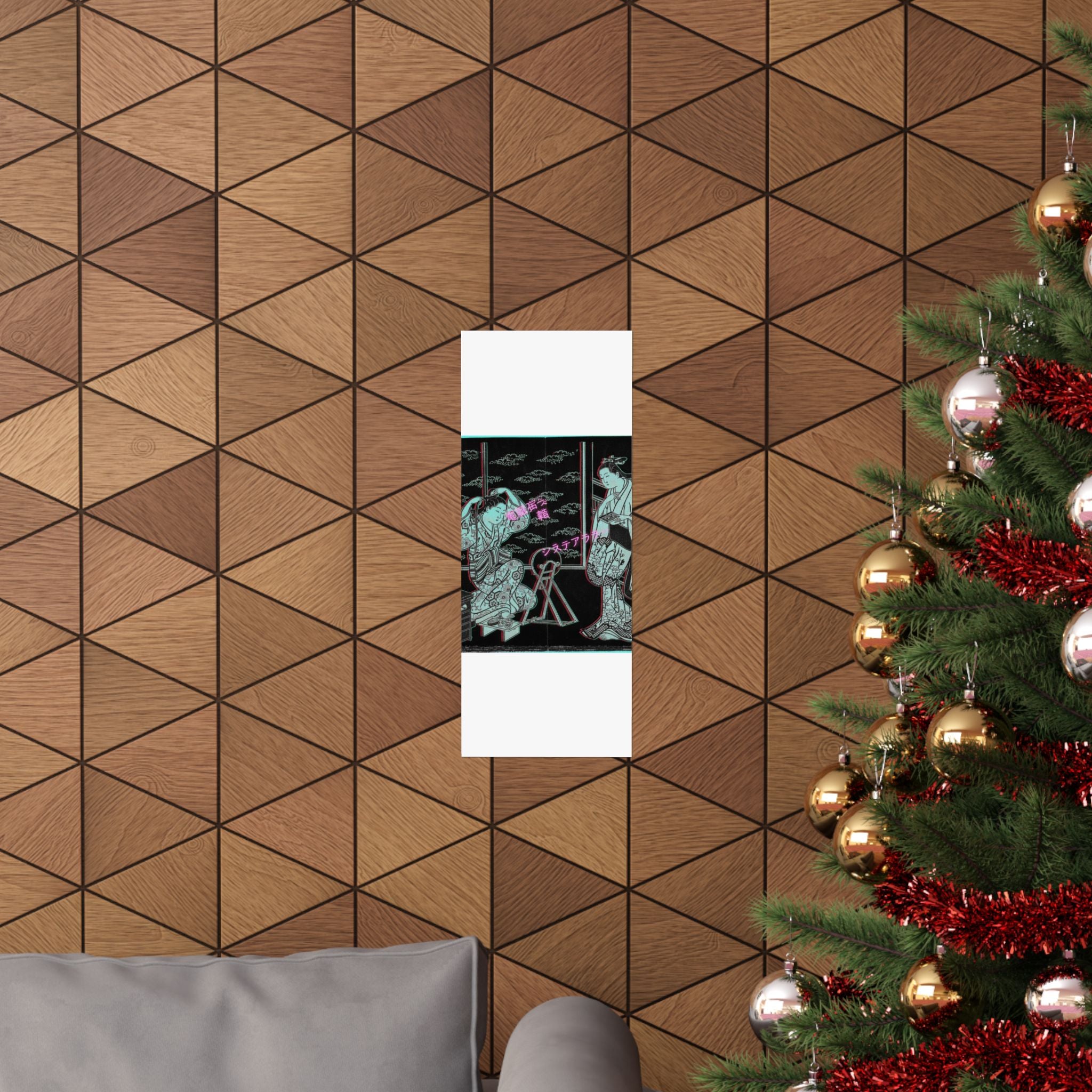 Glitch Culture — Two Women In A Room Opening On A Verandah — Matte Poster