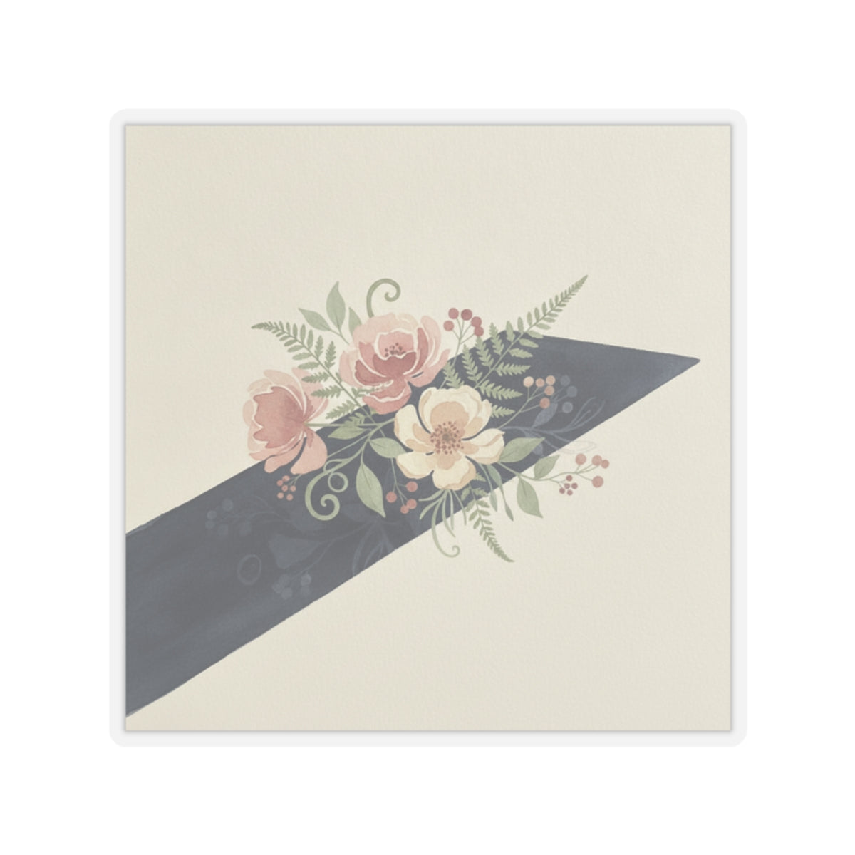 Botanical — Abstract — Kiss-Cut Sticker