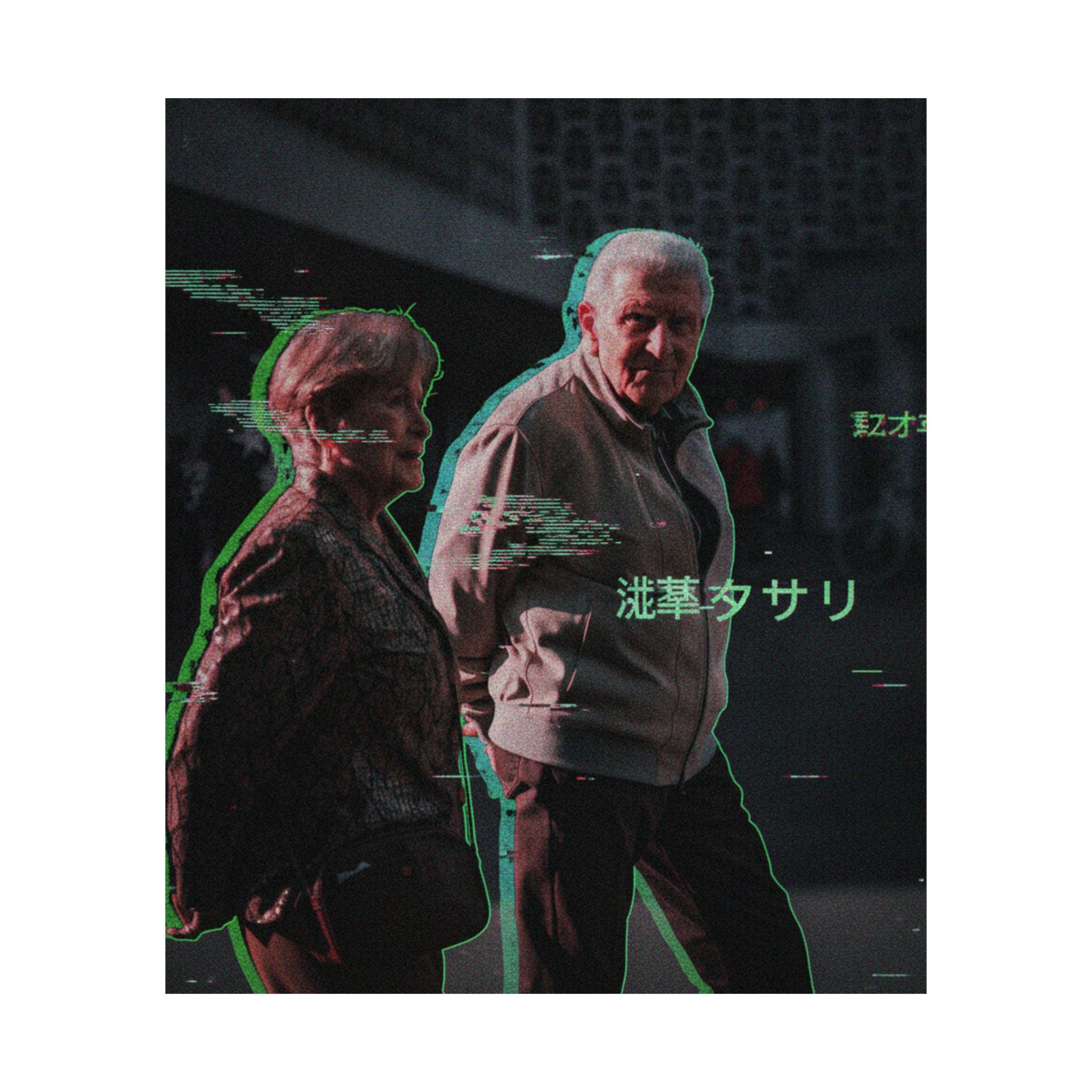 Glitch Culture — Person — Matte Poster