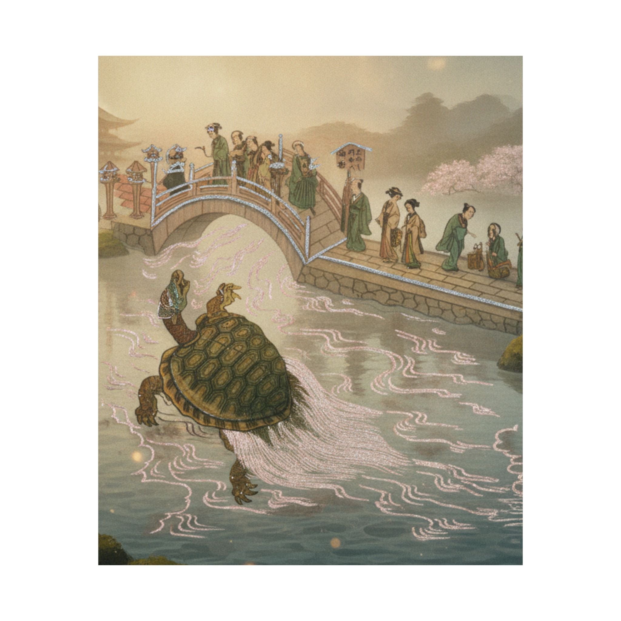 Scenic Nature — Shinabazu Benten Kaicho: Ceremony Of Worshipping Benten At Shinabazu Temple — Matte Poster
