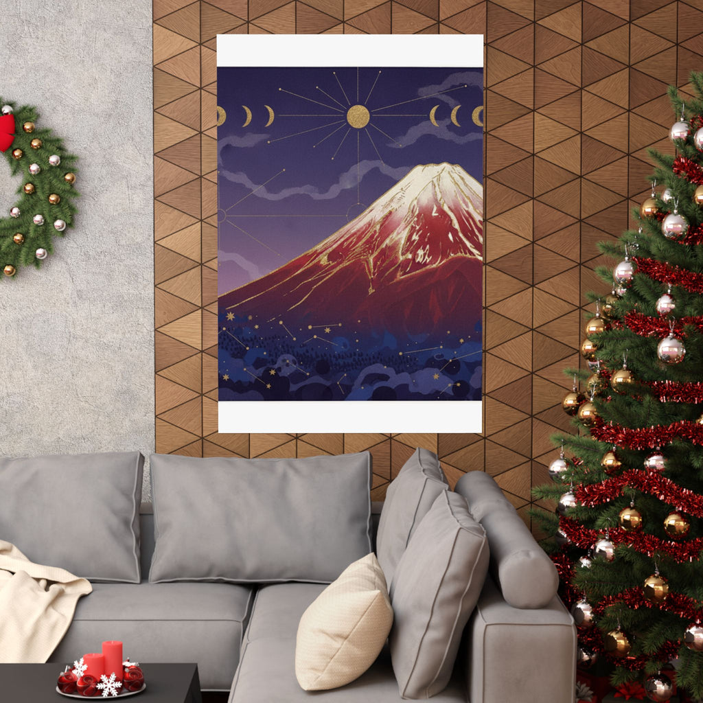 Celestial — South Wind, Clear Sky (Gaifū Kaisei), Also Known As Red Fuji, From The Series Th — Matte Poster
