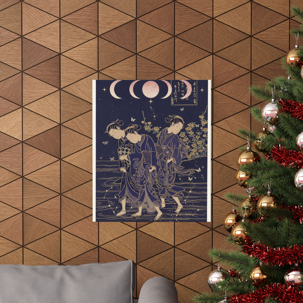 Celestial — The Tama River At Ide, Yamashiro Province — Matte Poster