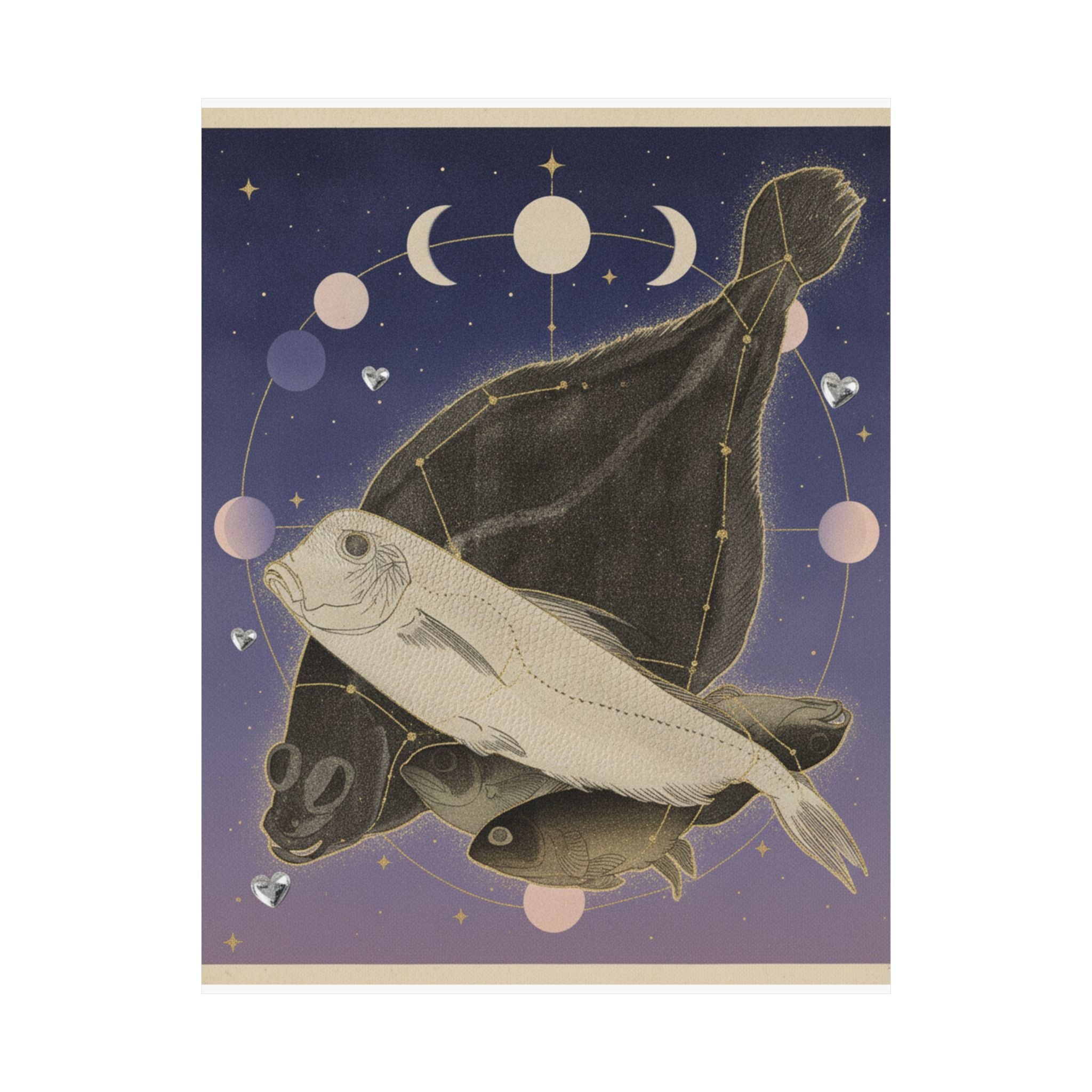 Celestial — Flounder And Other Fishes — Matte Poster