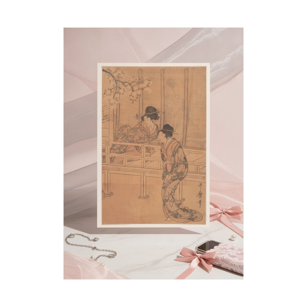 Product Marketing — The Lady Of Rokujo Being Visited By The Princess Aoi — Matte Poster