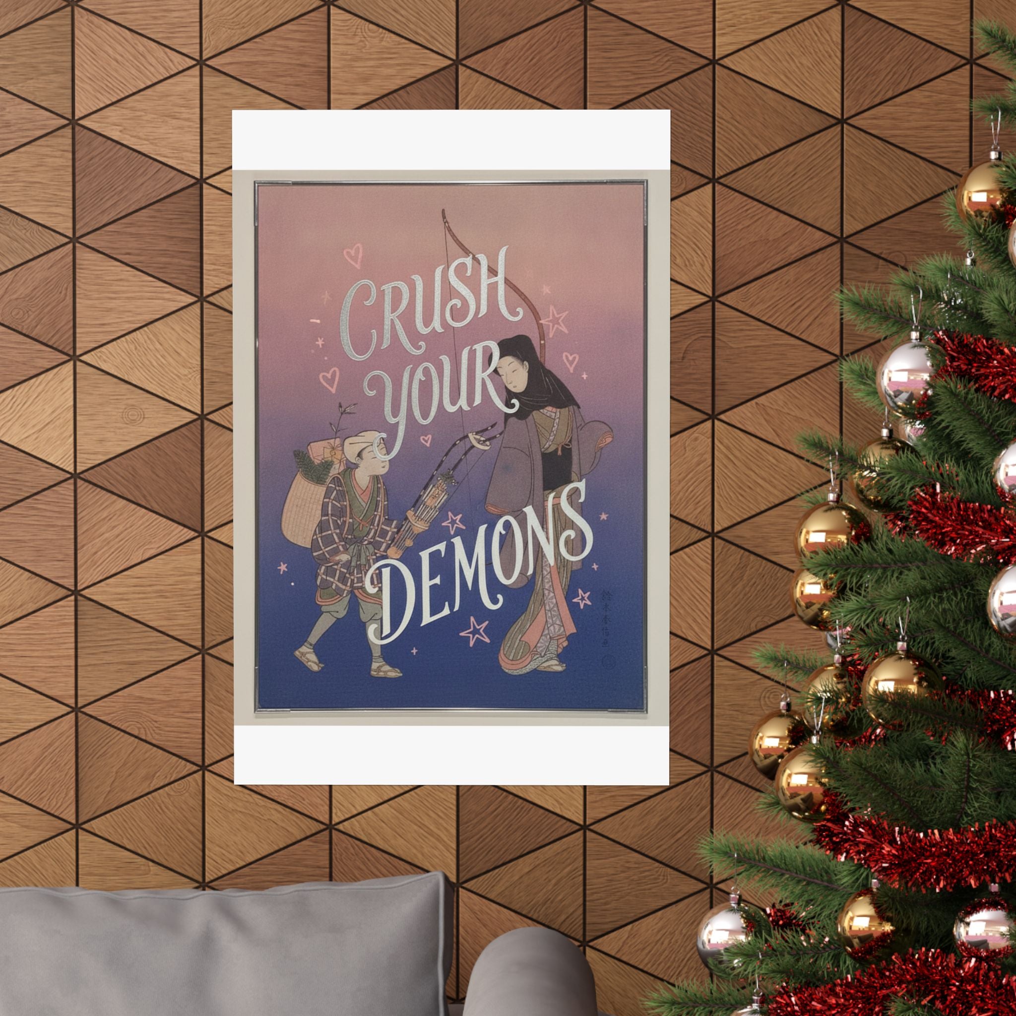 Affirmation — Demon-Crushing Bow — Matte Poster