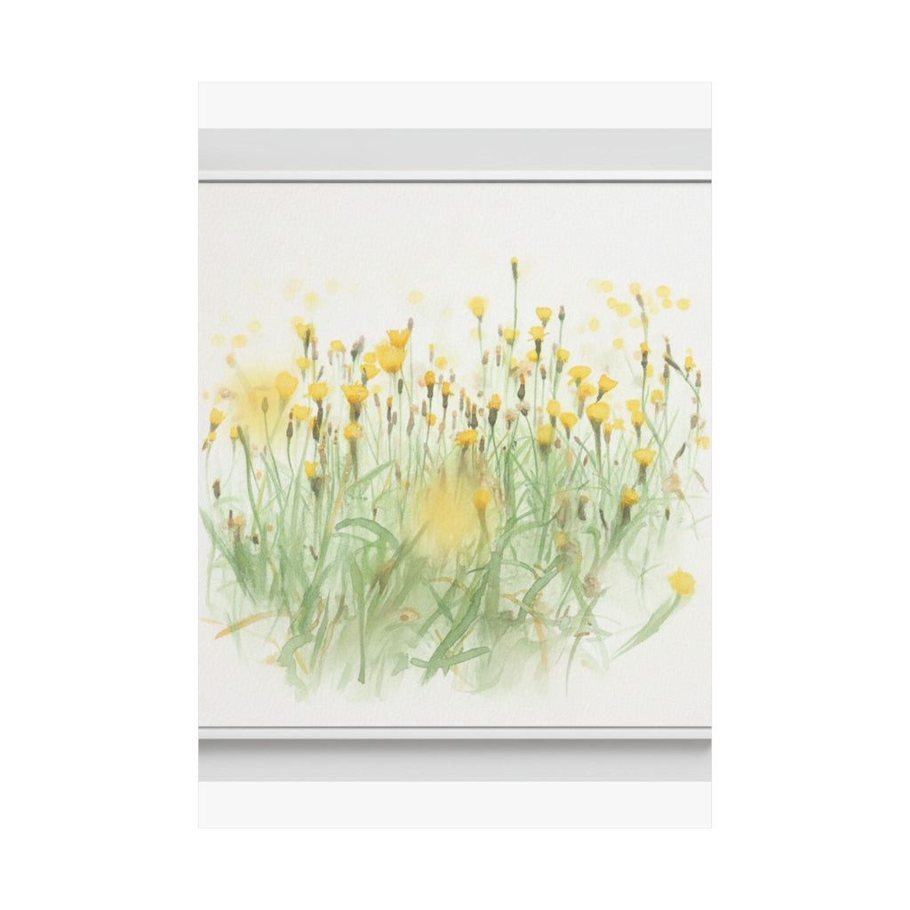 Watercolor — Flower — Matte Poster