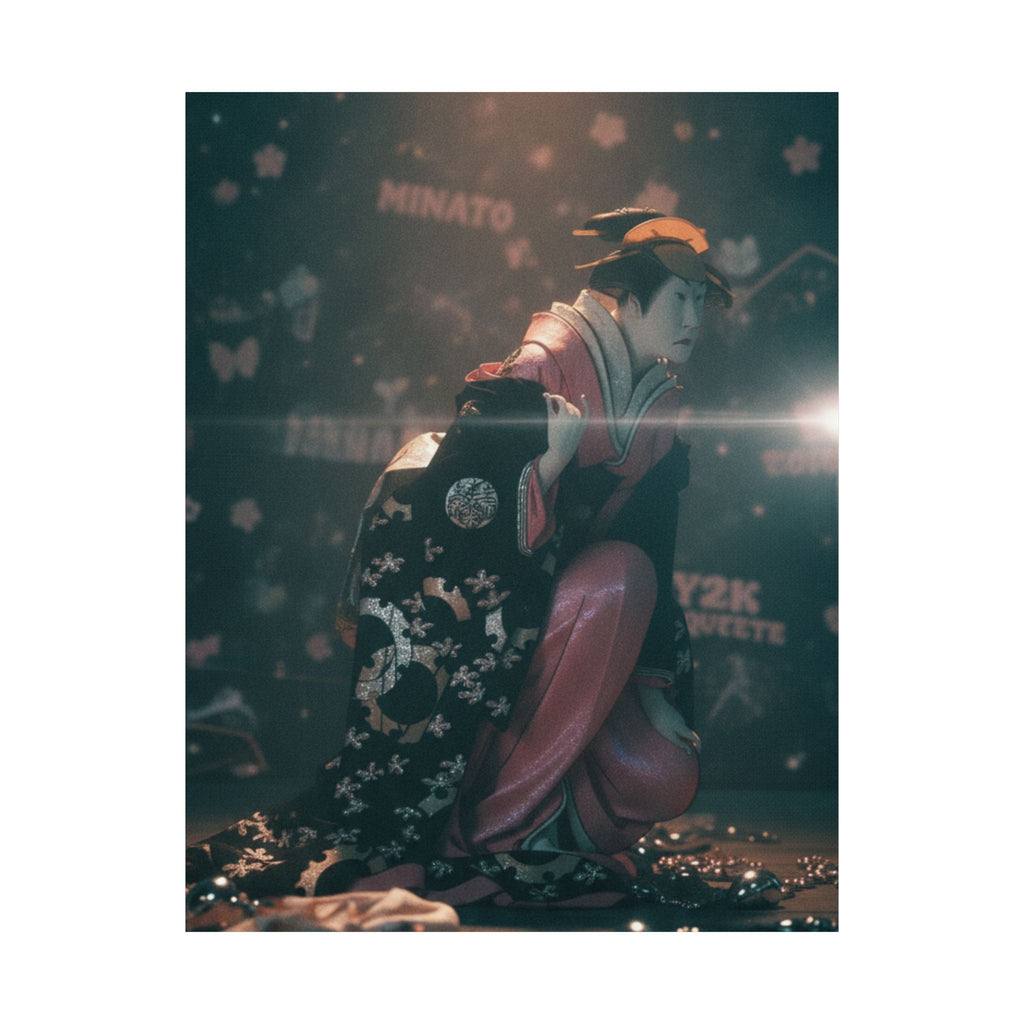 Cinematic — Actor Nakamura Kumetaro Ii As Minato, The Wife Of Yura Hyogonosuke — Matte Poster