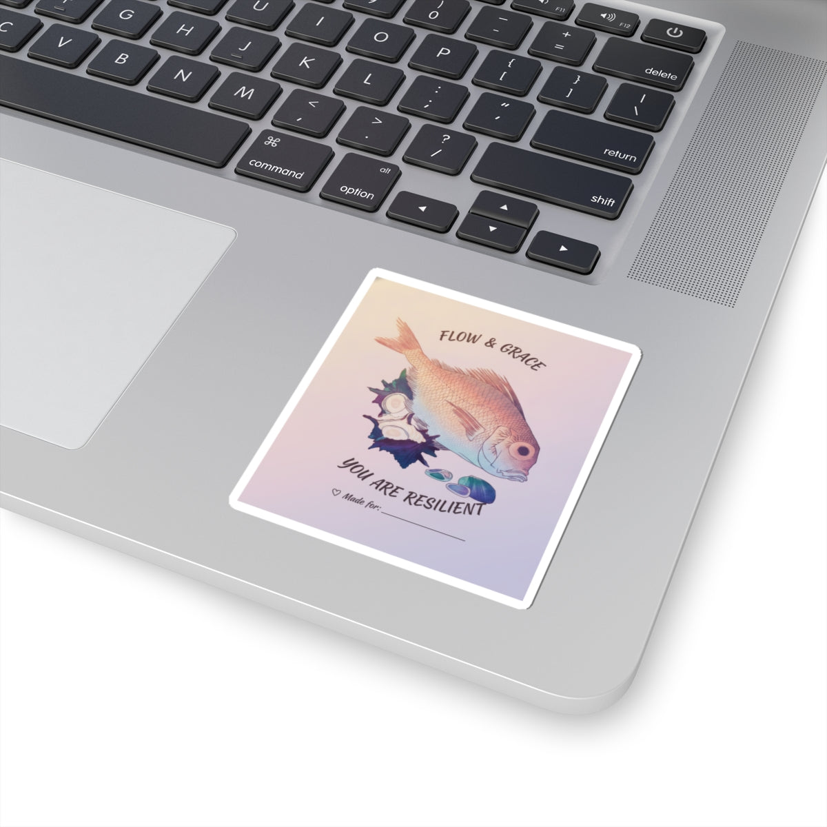 Affirmation — Tai Fish And Top-Shells — Kiss-Cut Sticker