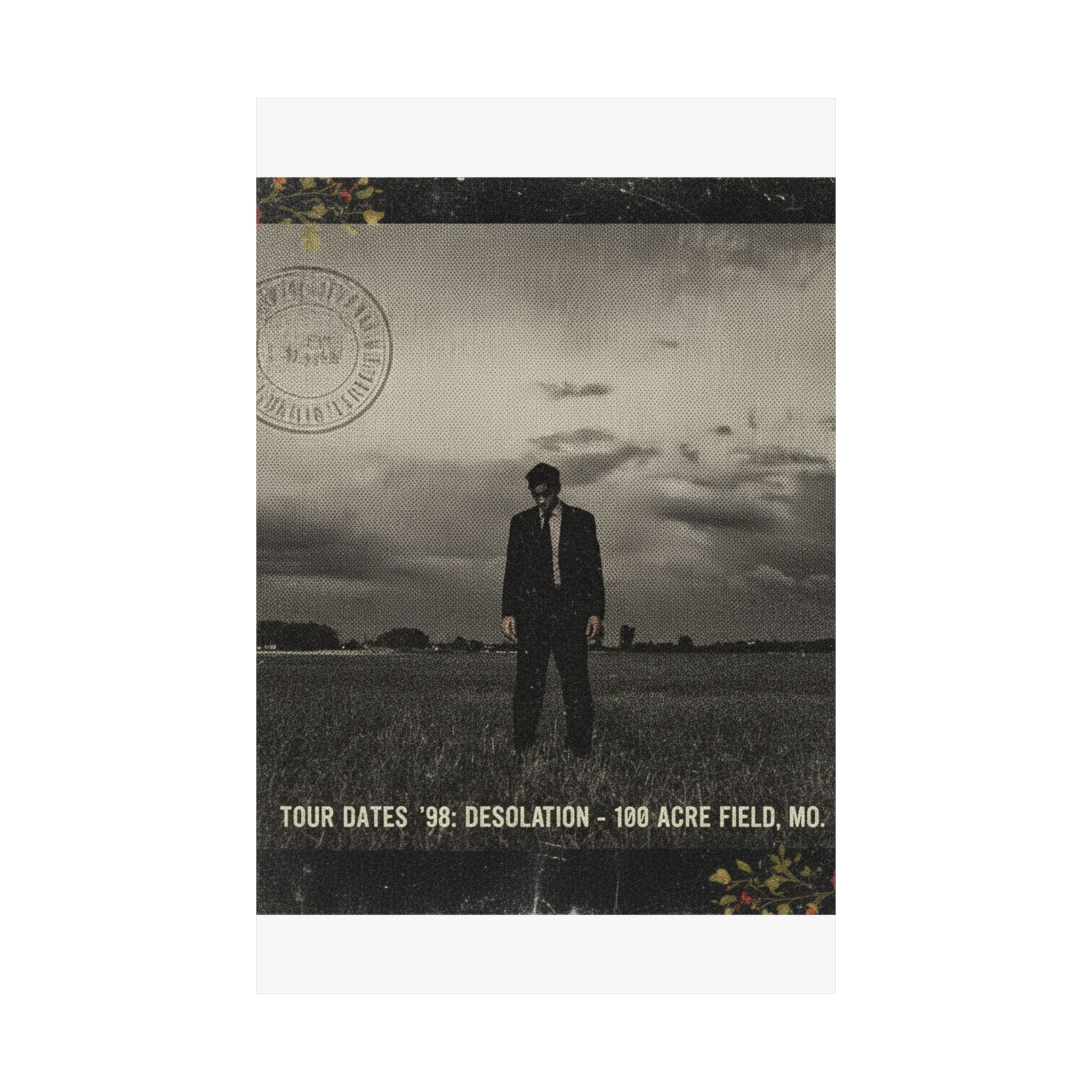 Desolation '98 Tour Vintage Bootleg Field Poster