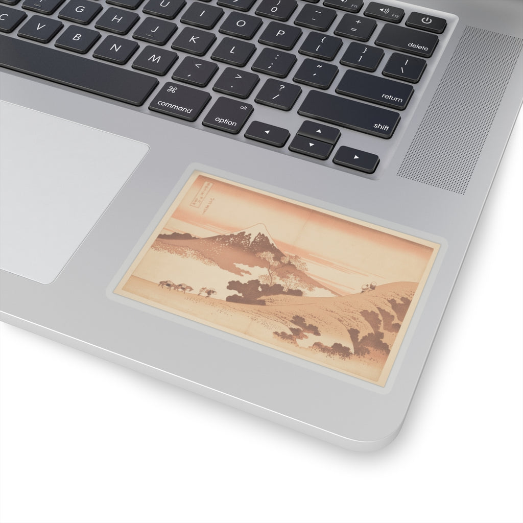 Southern Sunset — Fuji From Inume (?) Pass — Kiss-Cut Sticker