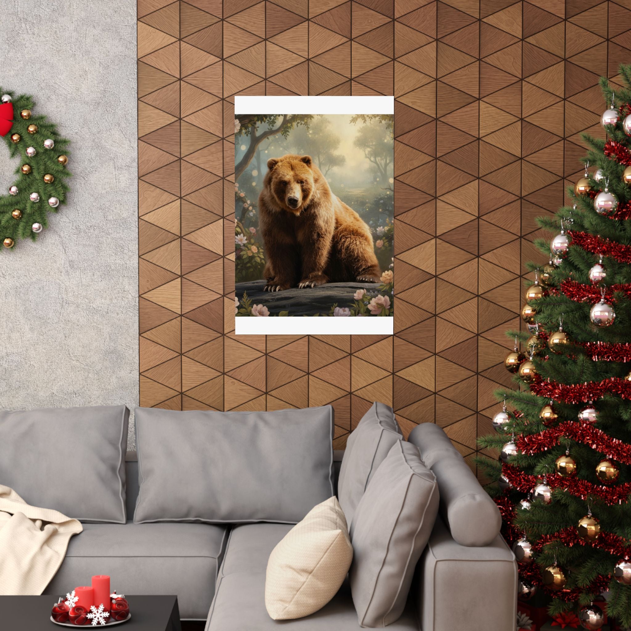 Scenic Nature — Bear — Matte Poster