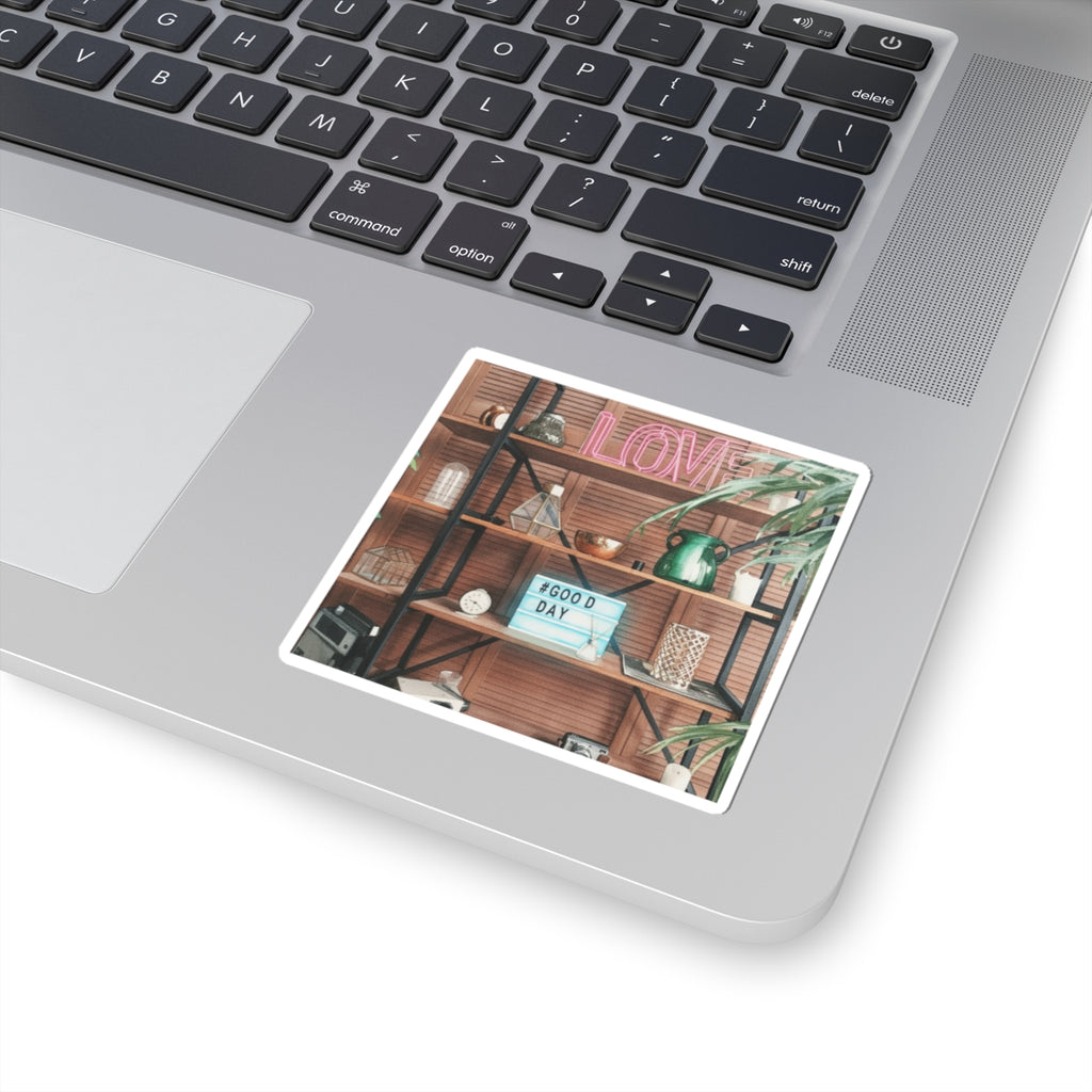 Watercolor — Home — Kiss-Cut Sticker
