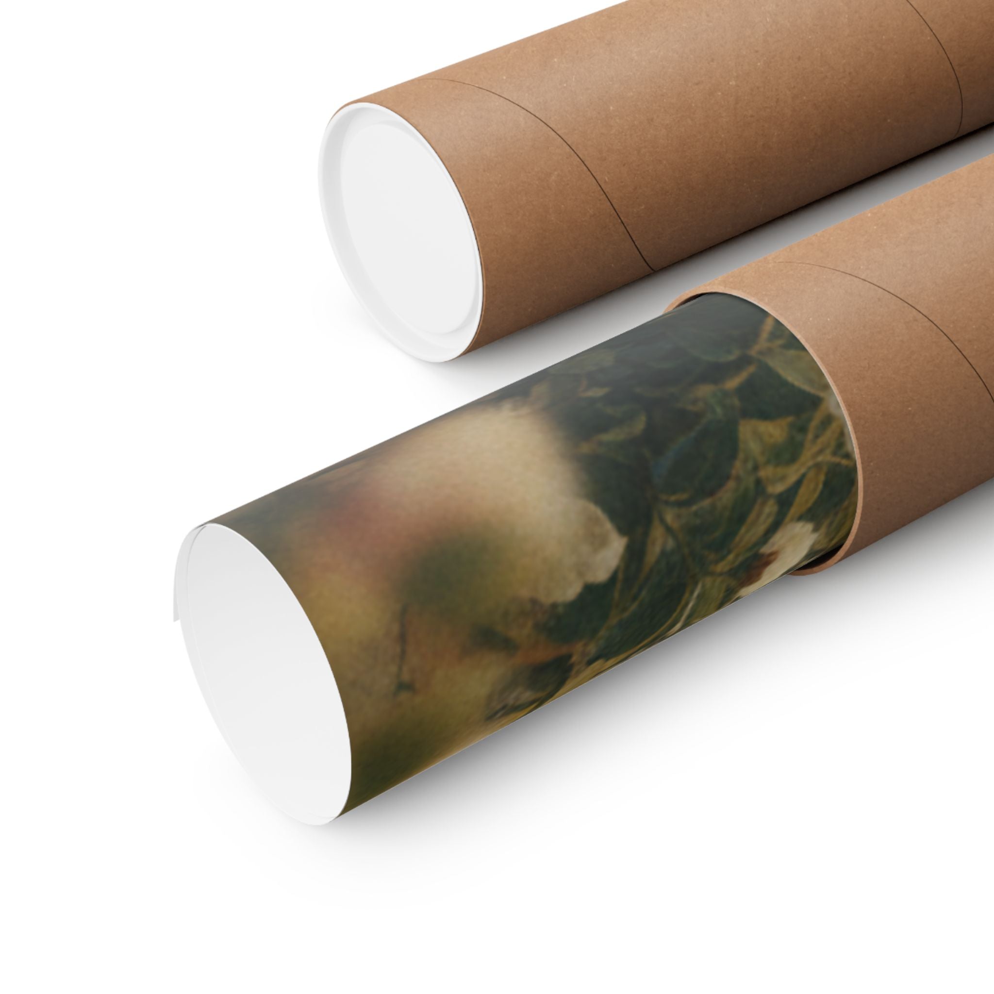 Scenic Nature — Courtesan With Book And Hair-Pin — Matte Poster