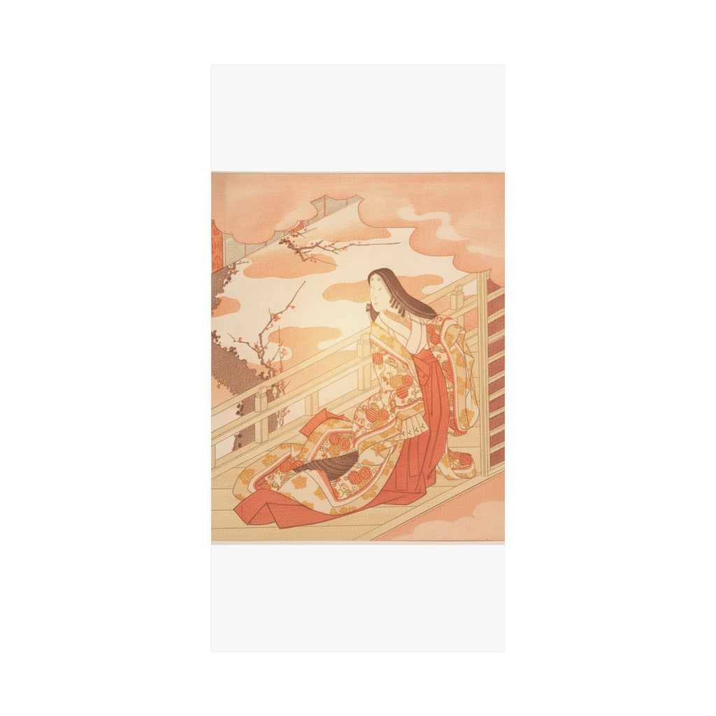 Southern Sunset — Court Lady Praising The Plum Blossom — Matte Poster