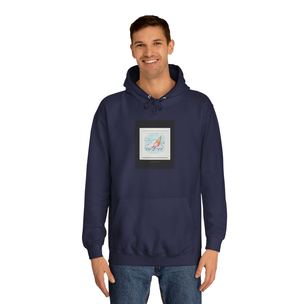 Melting Ice Cream Cloud Watercolour Pullover Hoodie