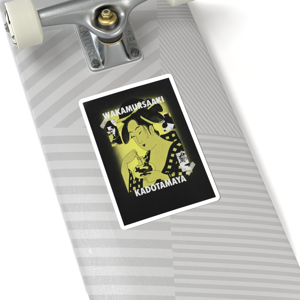 Streetwear Collage — Wakamurasaki Of The Kadotamaya — Kiss-Cut Sticker