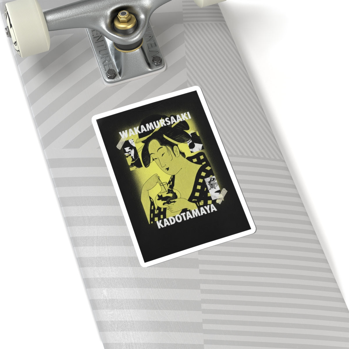Streetwear Collage — Wakamurasaki Of The Kadotamaya — Kiss-Cut Sticker