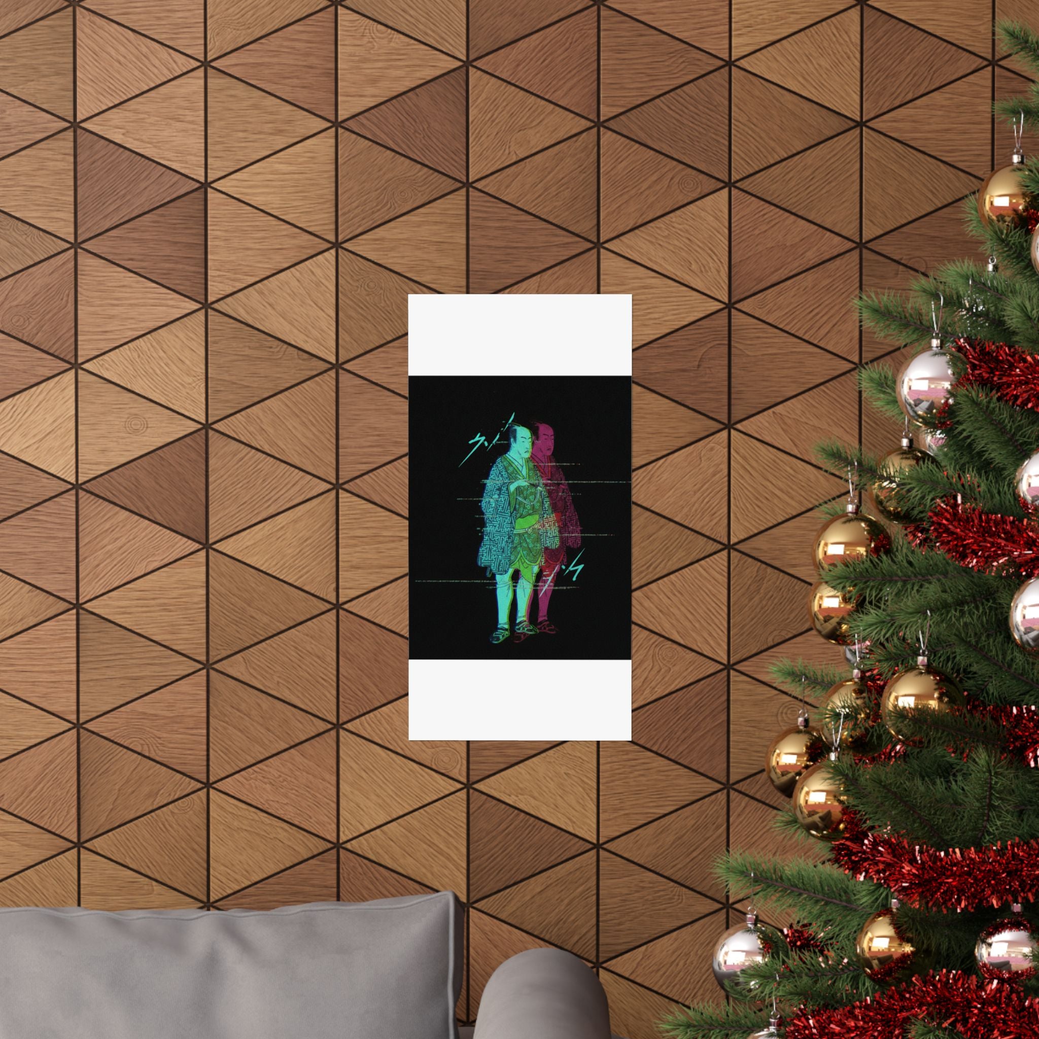 Glitch Culture — The Fourth Matsumoto Koshiro As A Man Dressed In A Short Kimono — Matte Poster