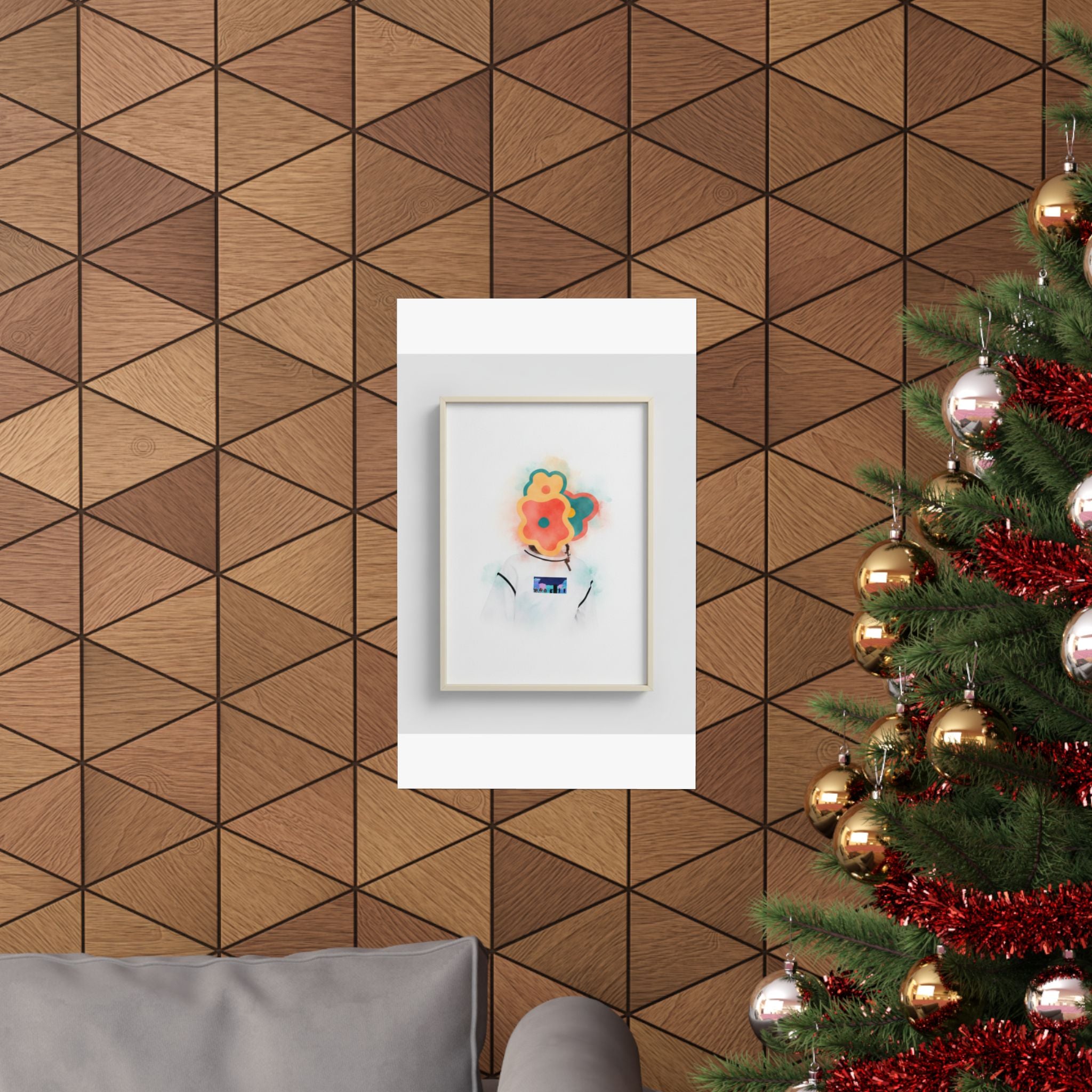 Watercolor — Flower — Matte Poster
