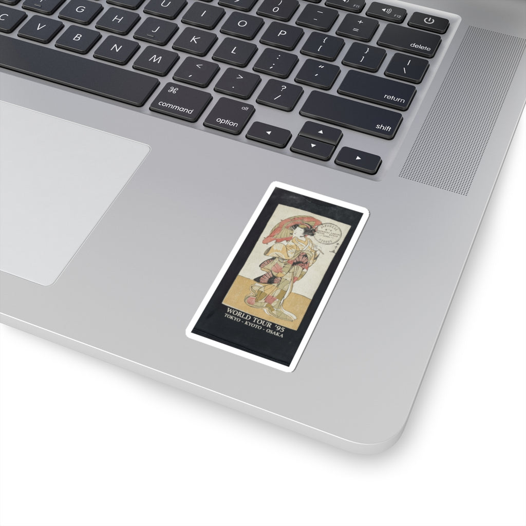 Vintage Bootleg — The First Nakamura Tomijuro As A Woman Dancer — Kiss-Cut Sticker