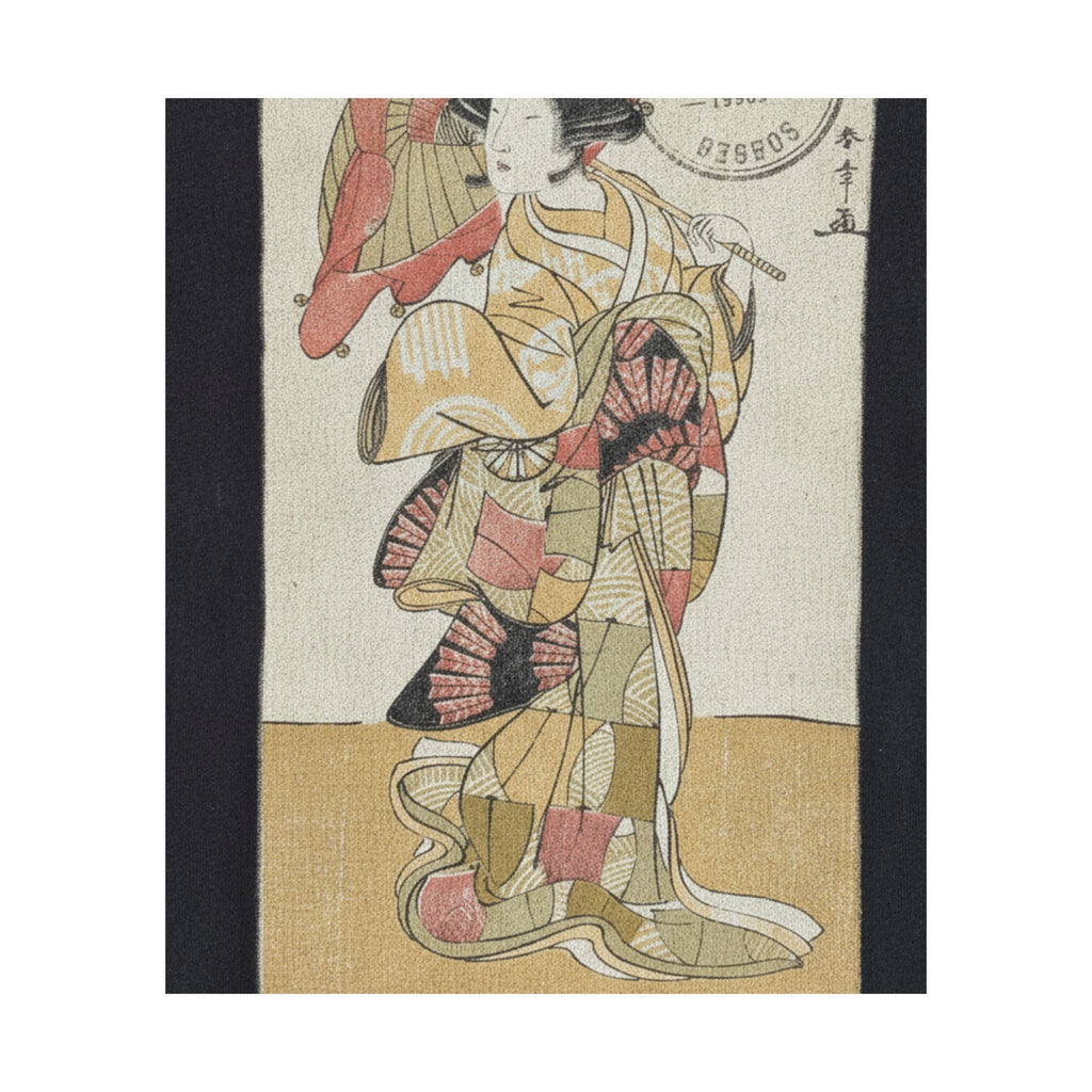 Vintage Bootleg — The First Nakamura Tomijuro As A Woman Dancer — Matte Poster
