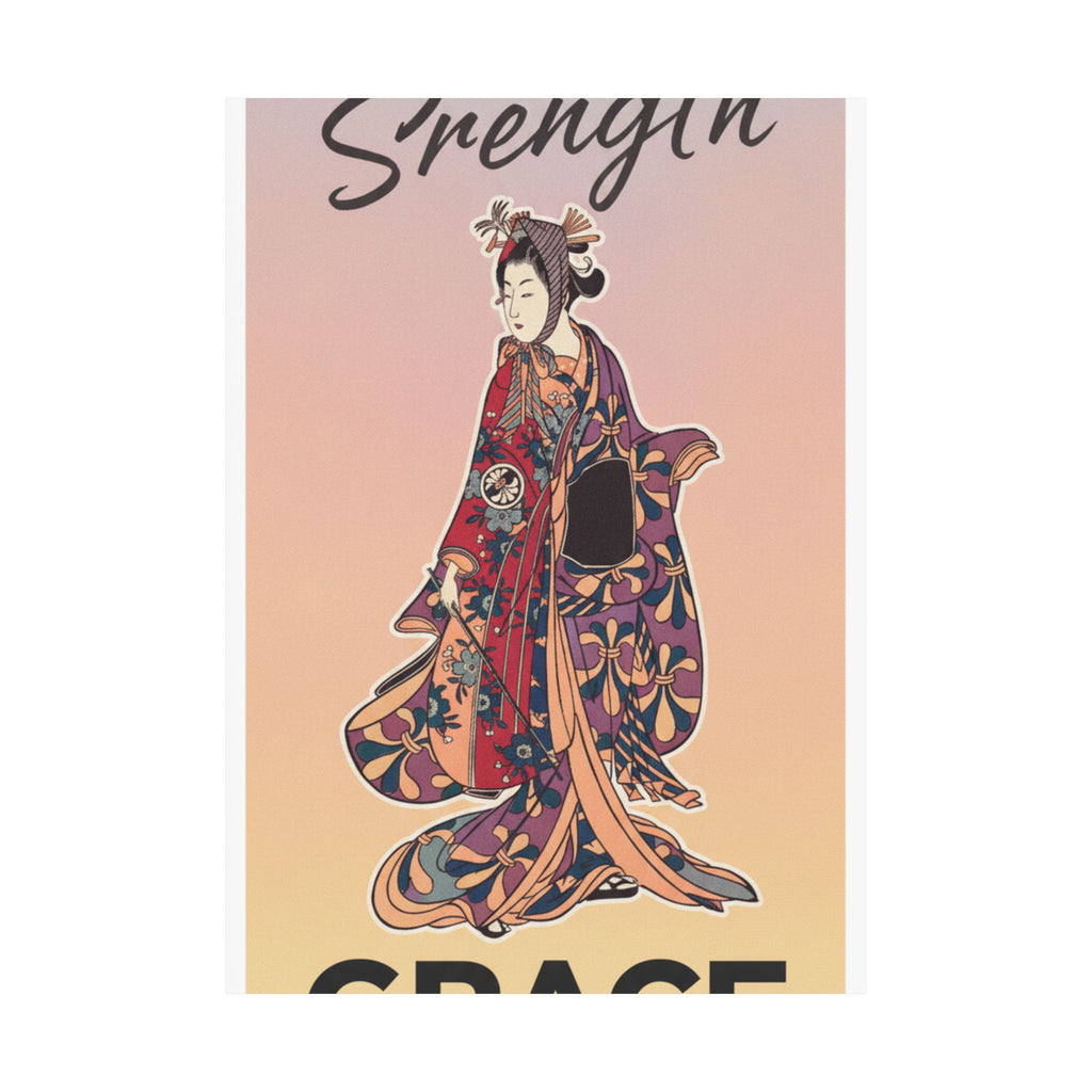 Affirmation — Segawa Kikunojō Ii As A Woman Standing — Matte Poster