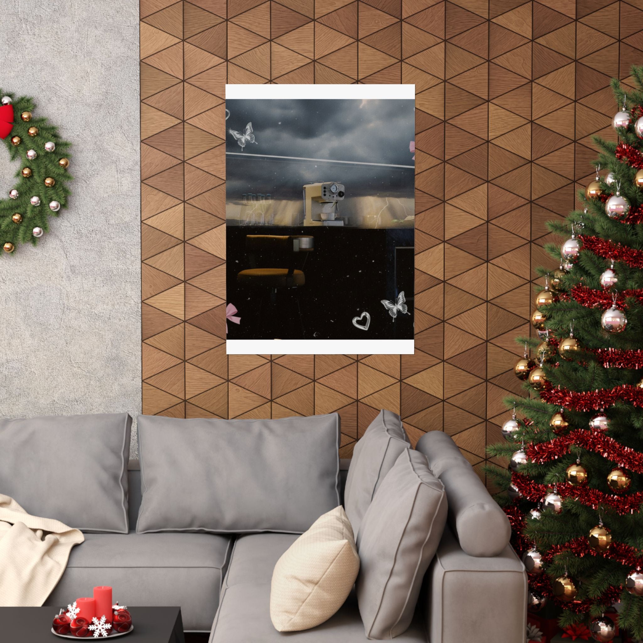 Dramatic Storm — Kitchen — Matte Poster