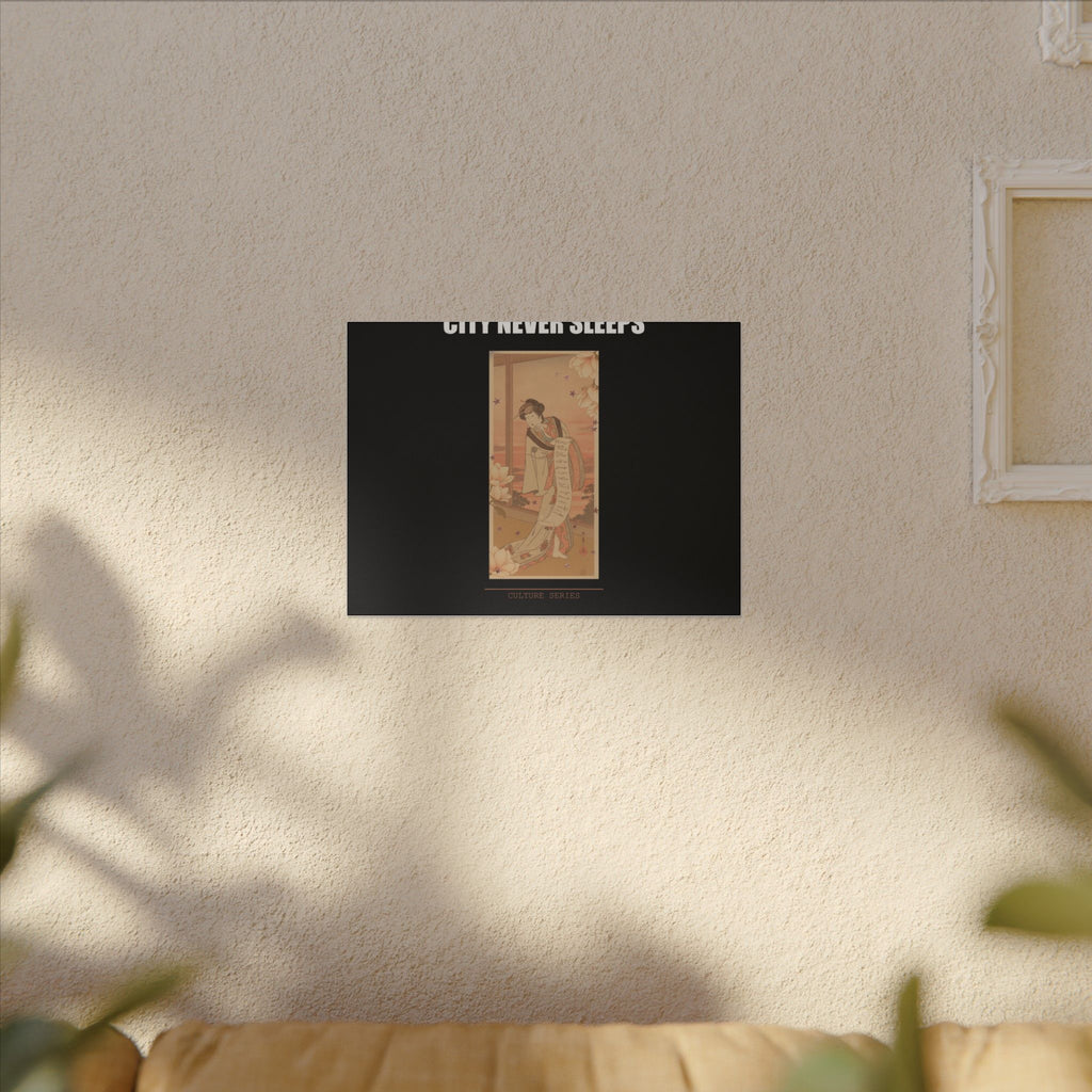 STREET CERTIFIED | The Second Yamashito Kinsaku As A Courtesan Standing In A Room — Matte Canvas