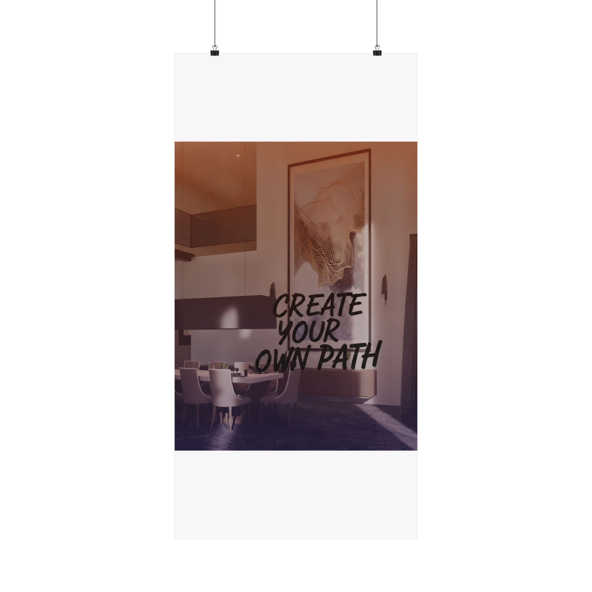 Affirmation — Abstract — Matte Poster