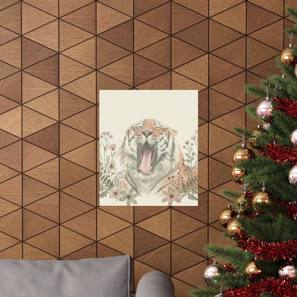 Botanical — Tiger — Matte Poster