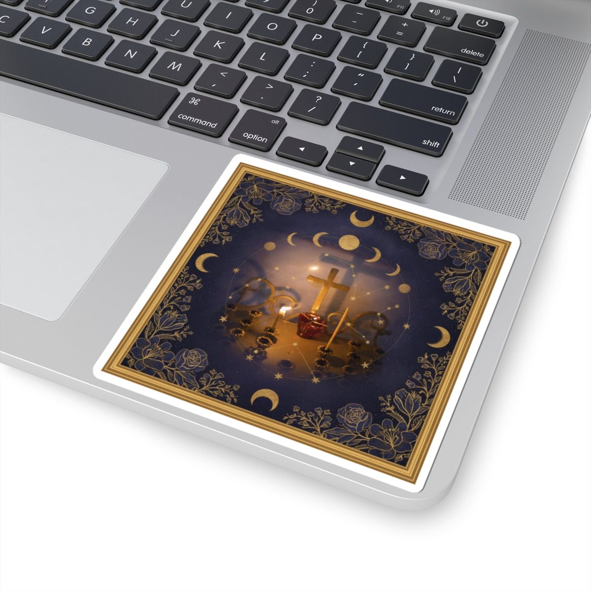 Celestial — Candle — Kiss-Cut Sticker