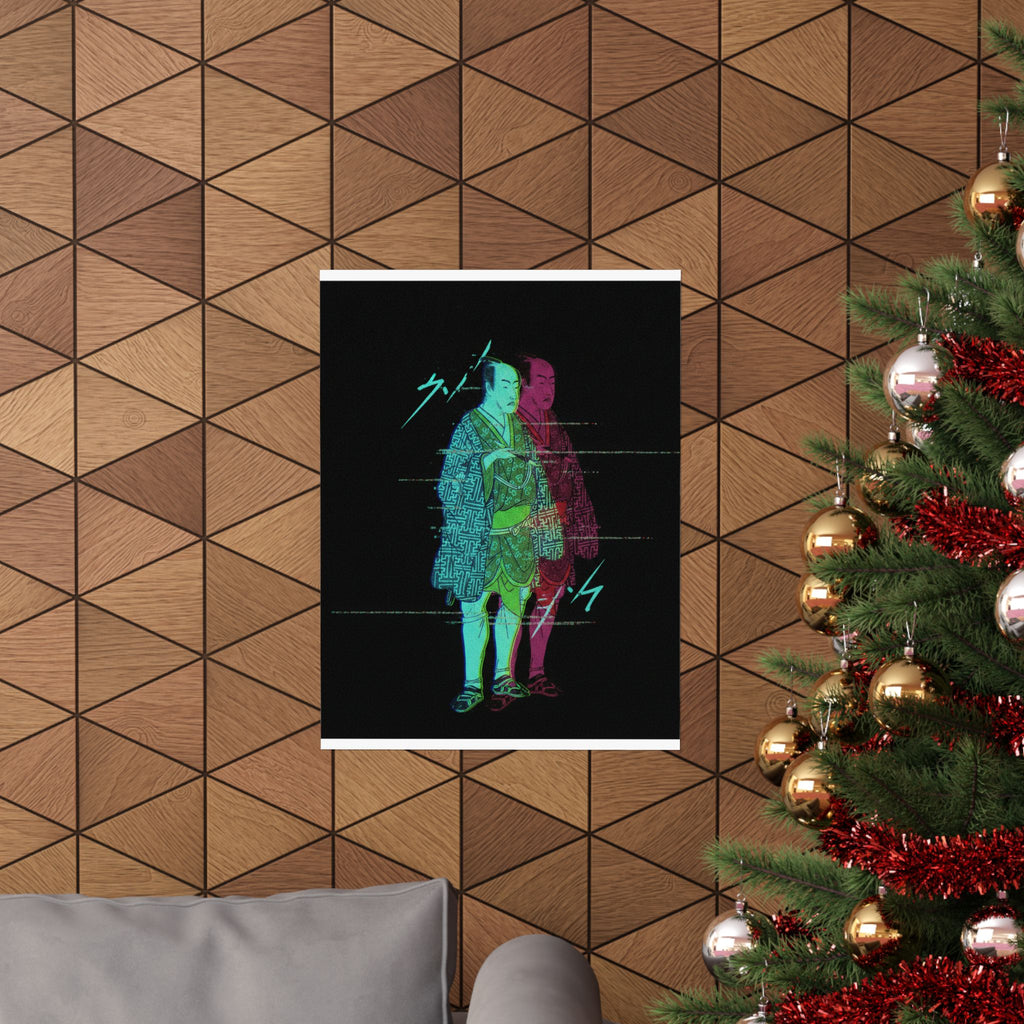 Glitch Culture — The Fourth Matsumoto Koshiro As A Man Dressed In A Short Kimono — Matte Poster