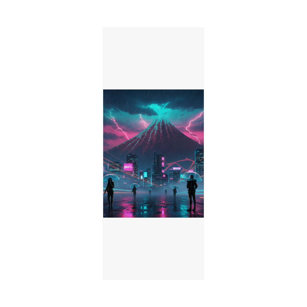 Neon Noir — Storm Below Mount Fuji (Sanka No Haku U), From The Series Thirty-Six Views Of Mo — Matte Poster