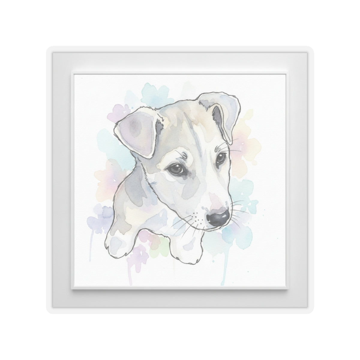 Watercolor — Dog — Kiss-Cut Sticker