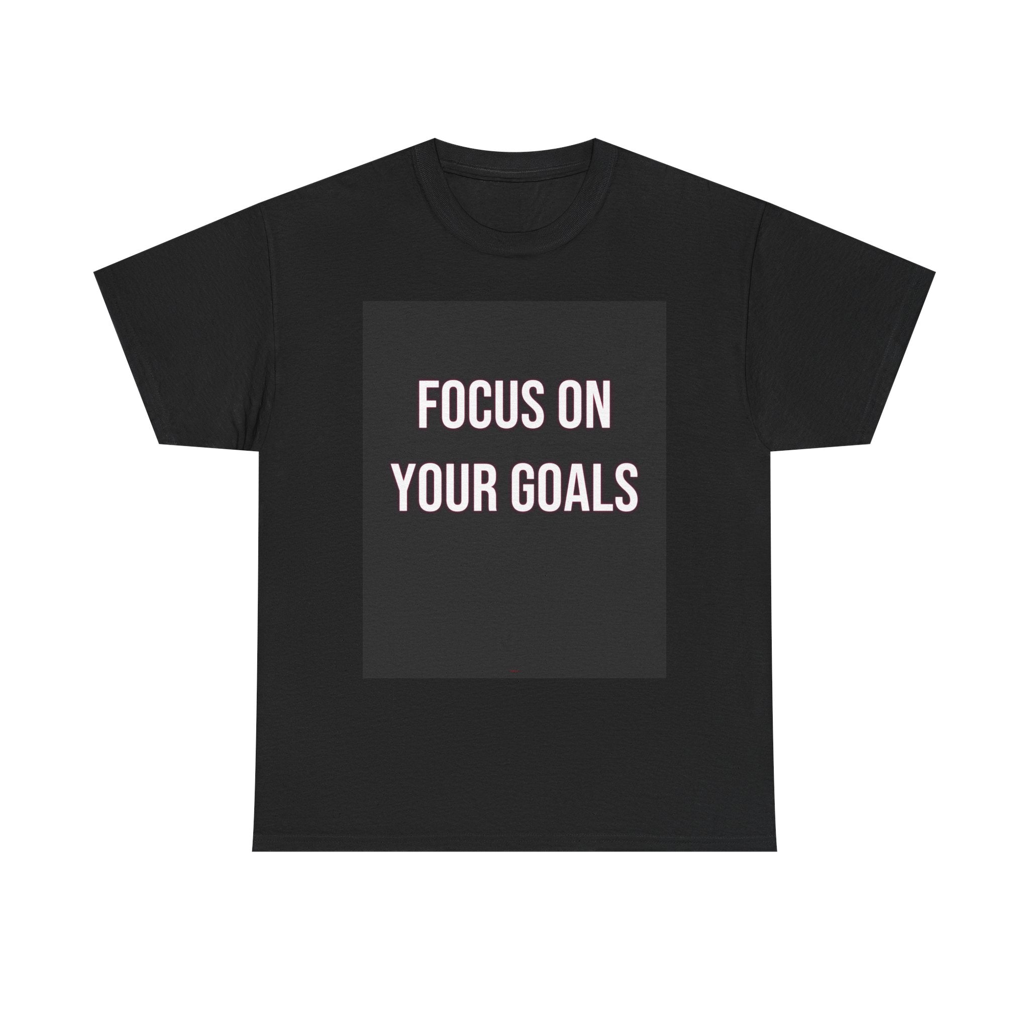 FOCUS ON YOUR GOALS graphic tee by Zukkay