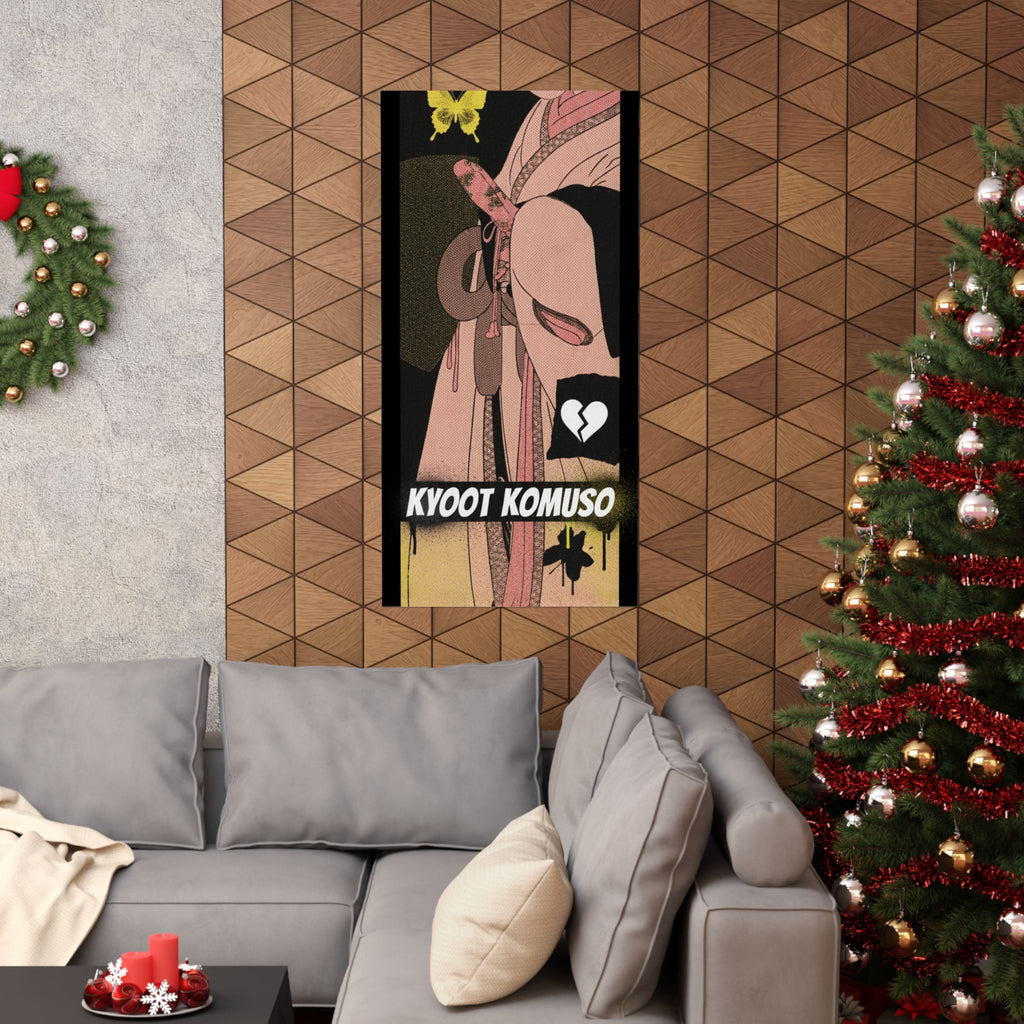 Streetwear Collage — A Girl As A Komuso — Matte Poster