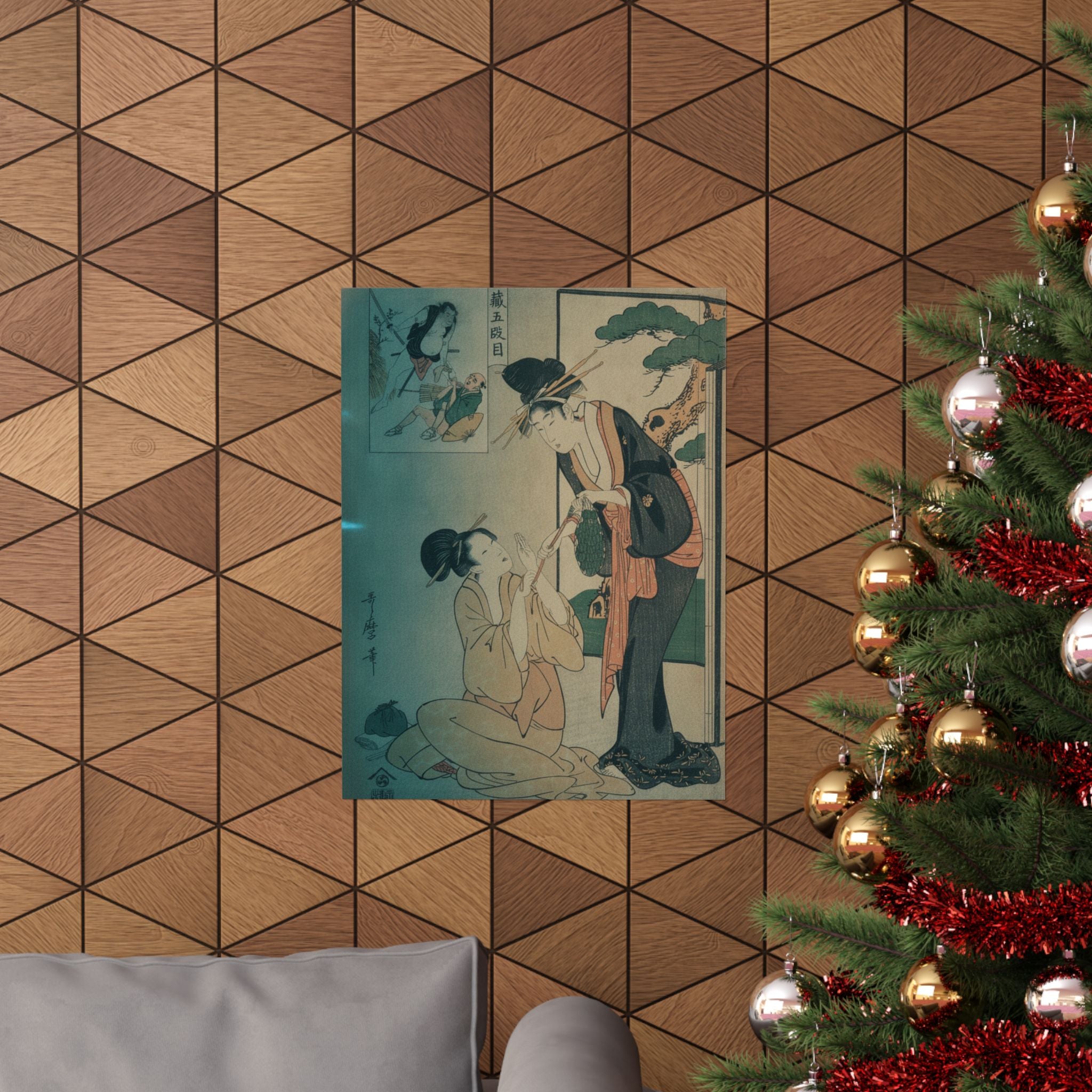 Cinematic — A Woman Snatching A Bag Of Sweetmeats From Her Mother — Matte Poster