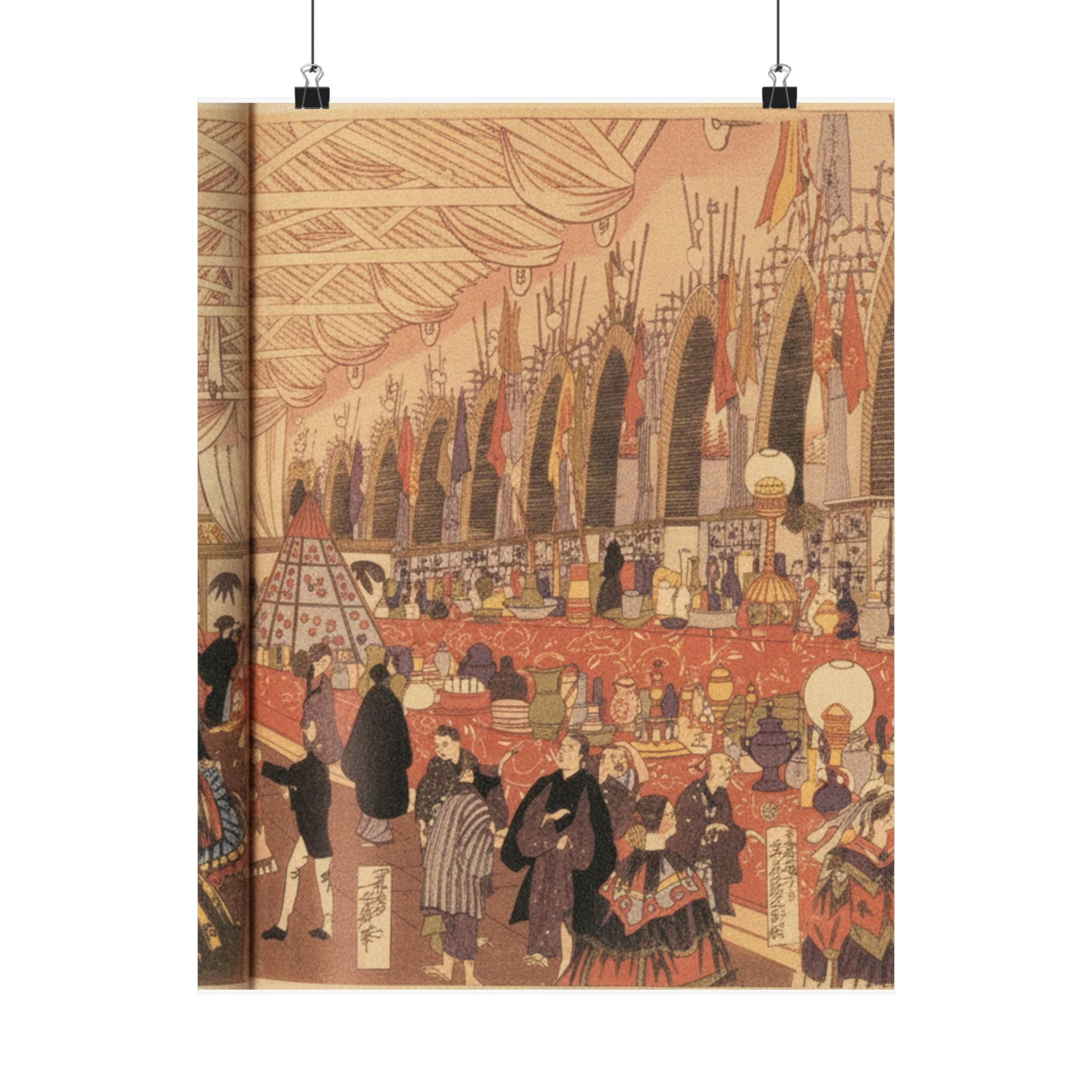 Southern Sunset — Picture Of A Prosperous English Trading Firm In Yokohama — Matte Poster