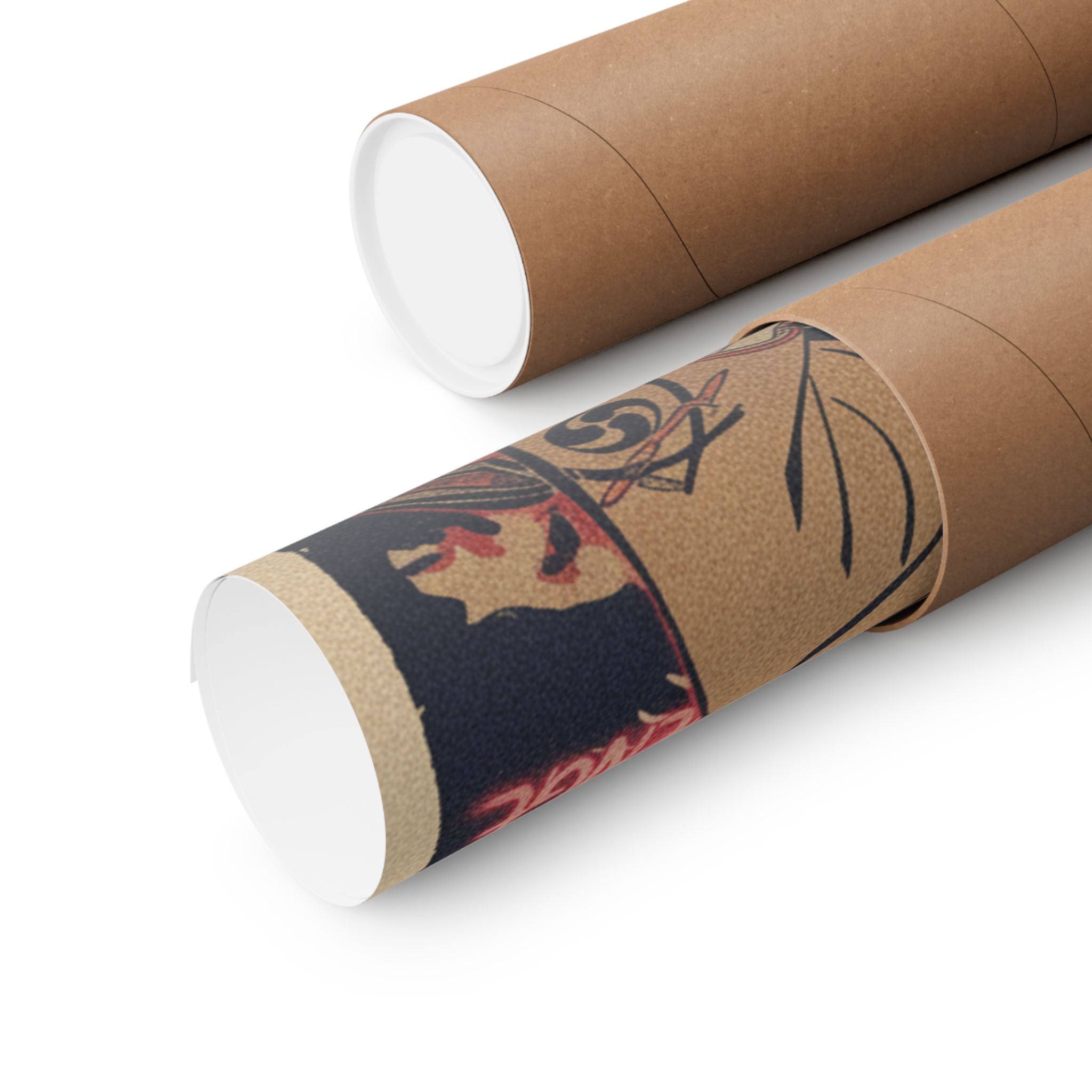 Japanese Street — The Actor Yoshizawa Ayame As A Samurai — Matte Poster