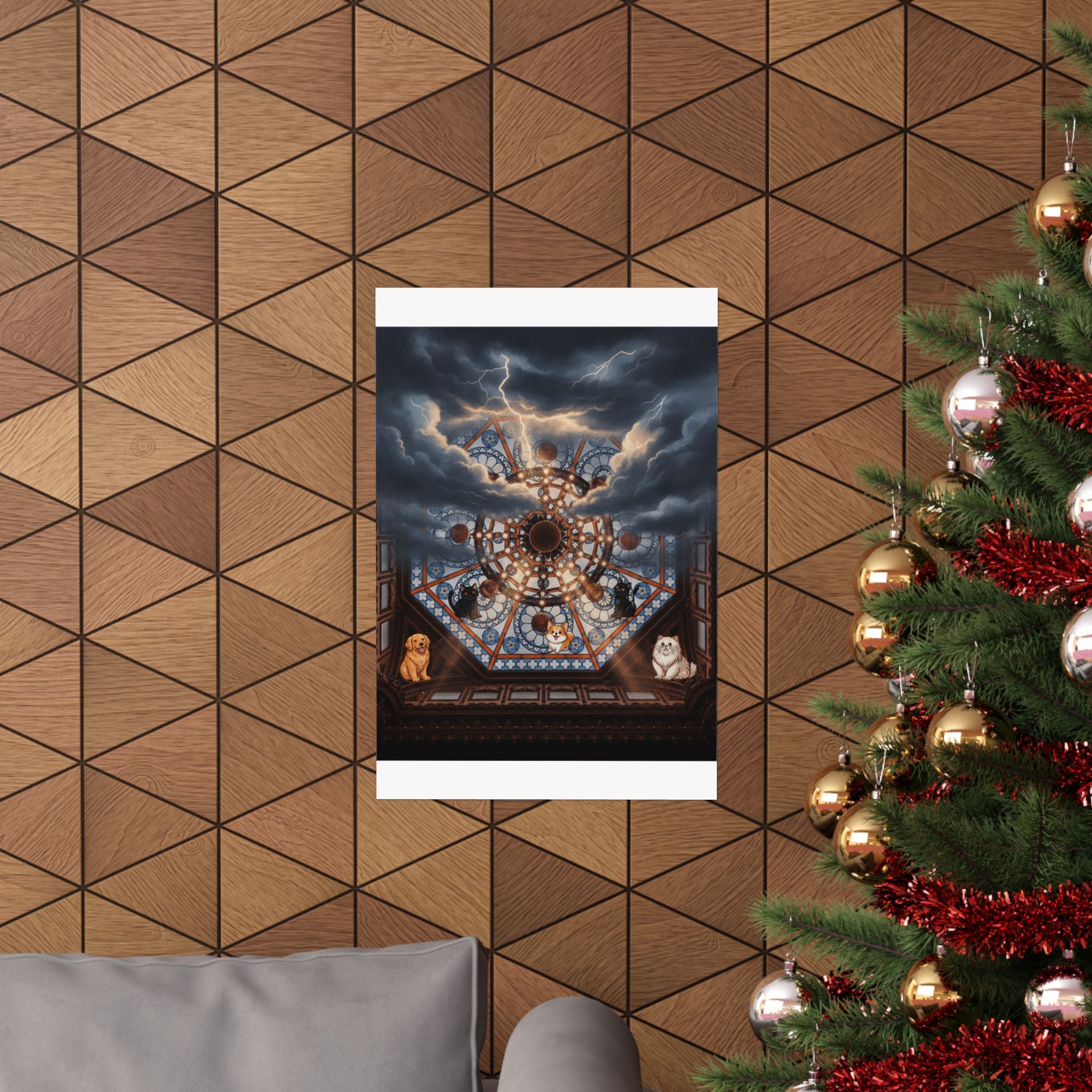 Dramatic Storm — Ceiling — Matte Poster