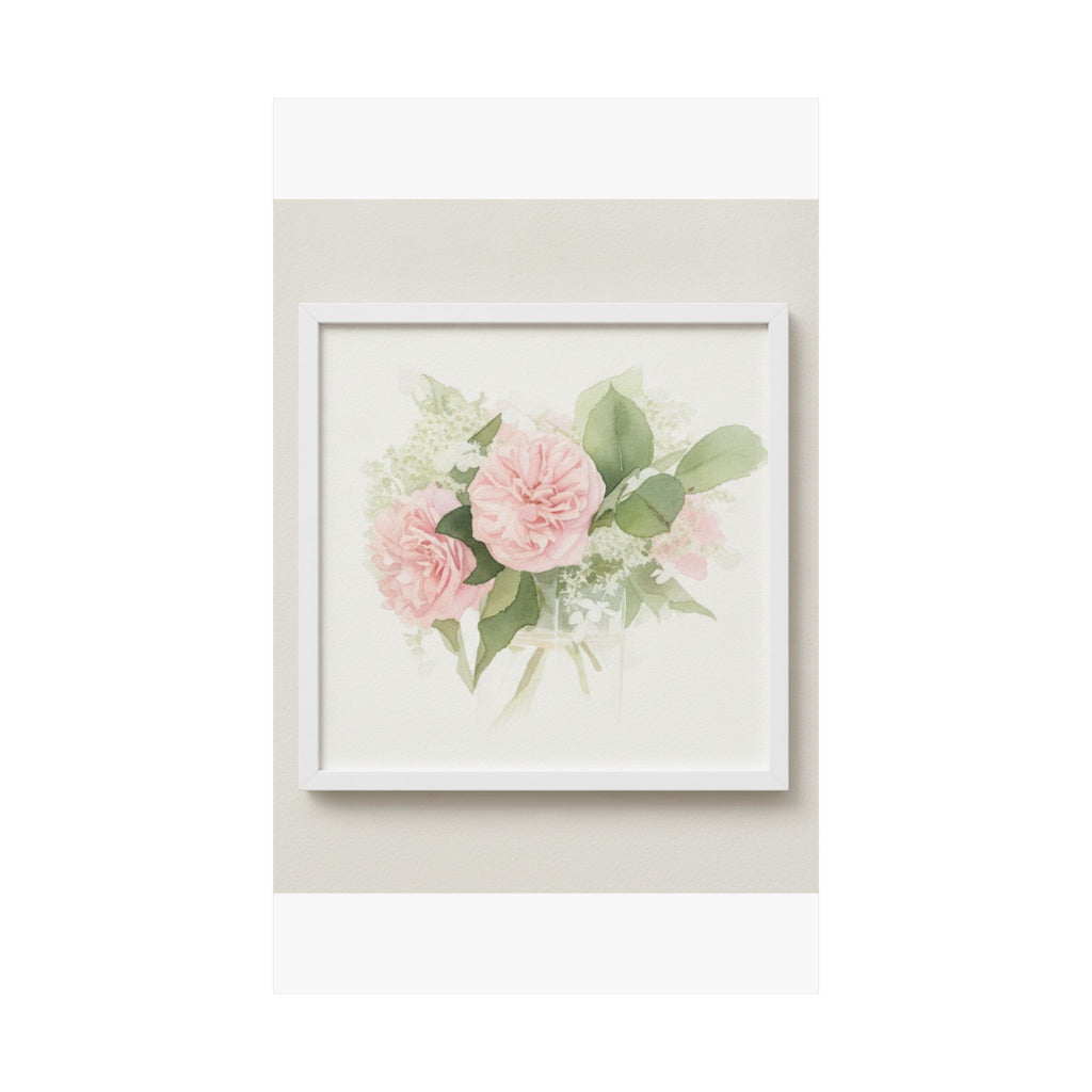 Watercolor — Flower — Matte Poster