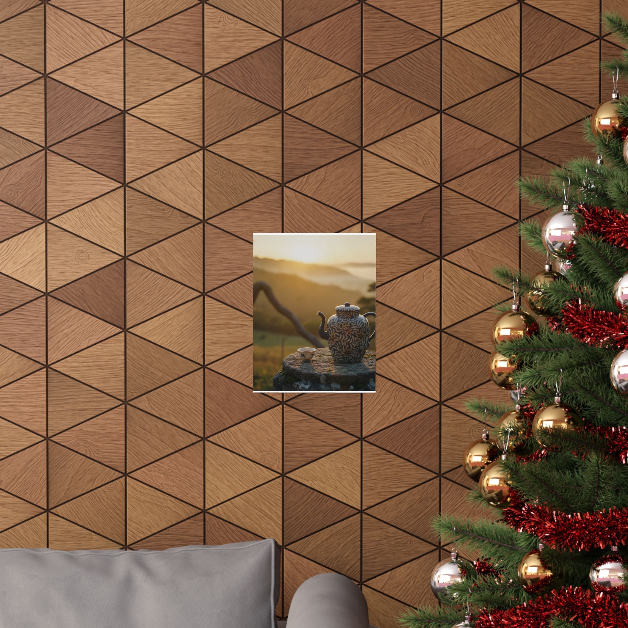 Scenic Nature — Wine Pot And Cup — Matte Poster